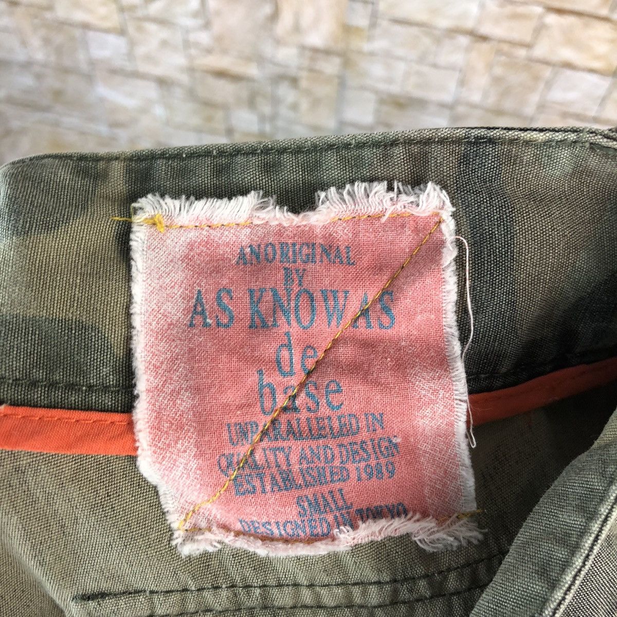 Japanese Brand As Know Is De Base Camo Green Cargo Multipocket Pants #A595 Size 28" / US 6 / IT 42 - 21 Thumbnail