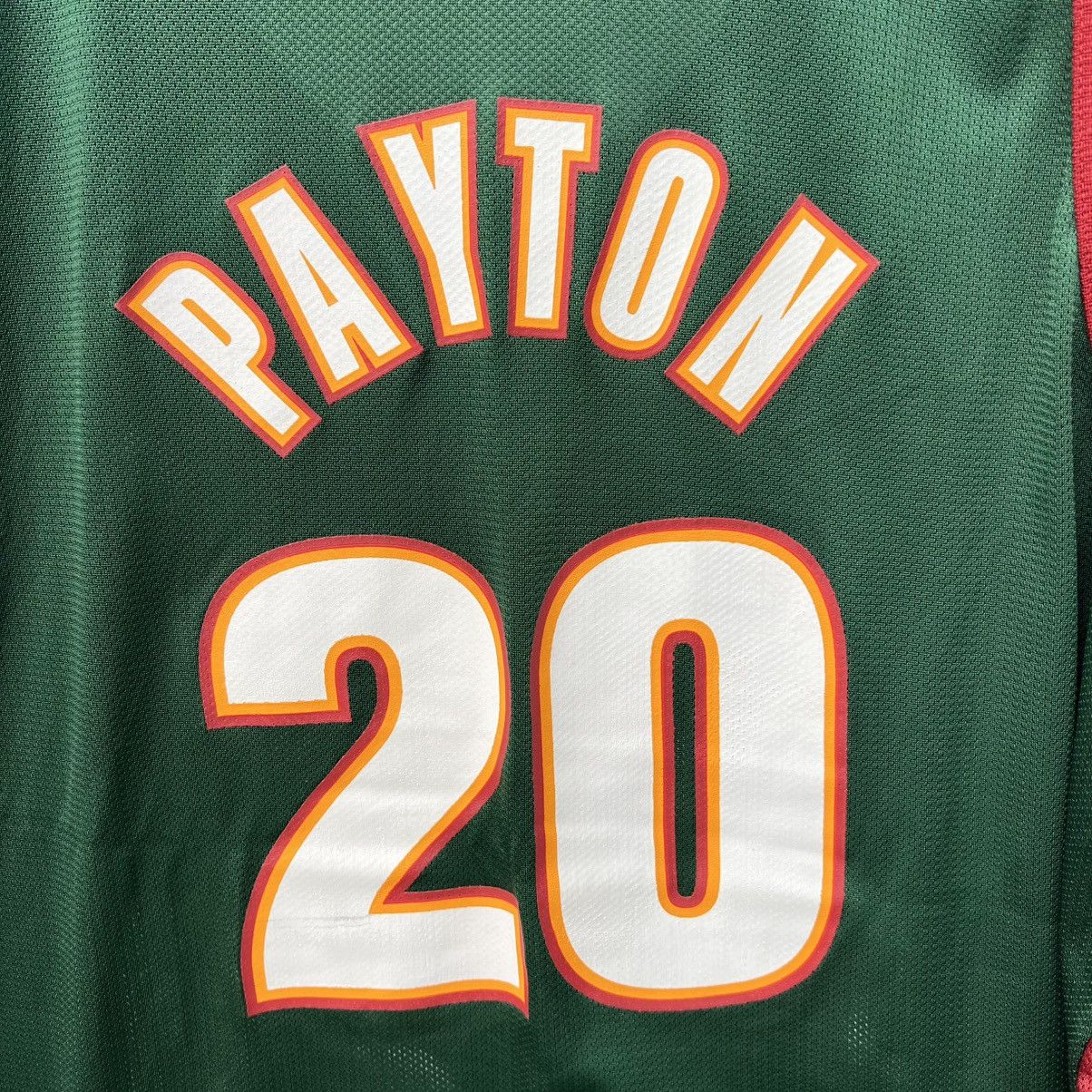 NBA Seattle SuperSonics Gary Payton Champion Basketball Vintage Size US L / EU 52-54 / 3 - 9 Thumbnail