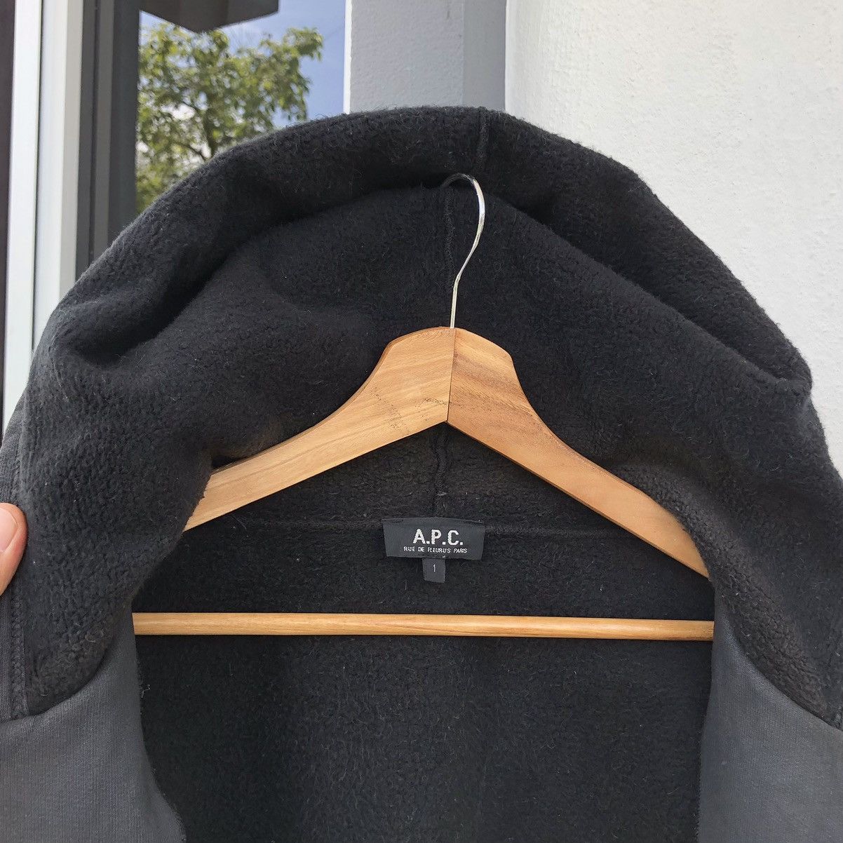 A.P.C. Vintage A.P.C Plain Zipper Hoodie Sweatshirts/Jacket Size US M / EU 48-50 / 2 - 14 Thumbnail