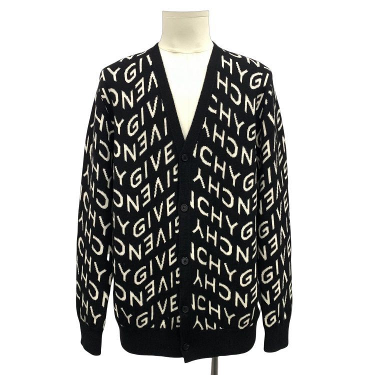 Givenchy Givenchy All-Over Logo Cardigan Size XL Size US XL / EU 56 / 4 - 1 Thumbnail