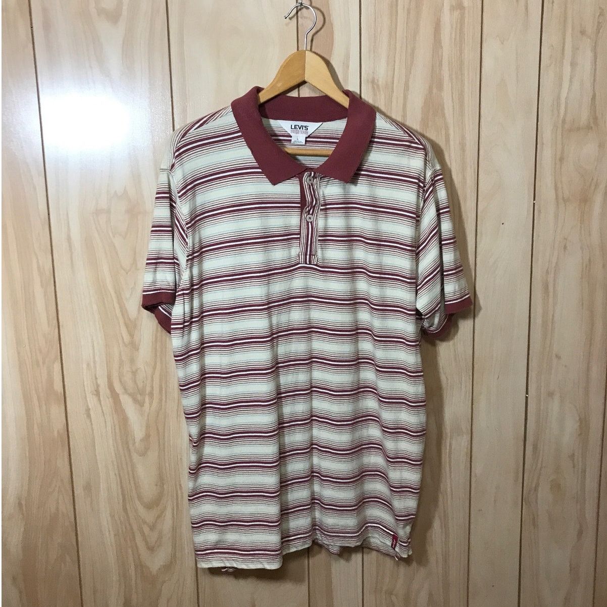 Levi's Levi's Red Tab Vintage Striped Collared Polo Shirt L Size US L / EU 52-54 / 3 - 1 Thumbnail