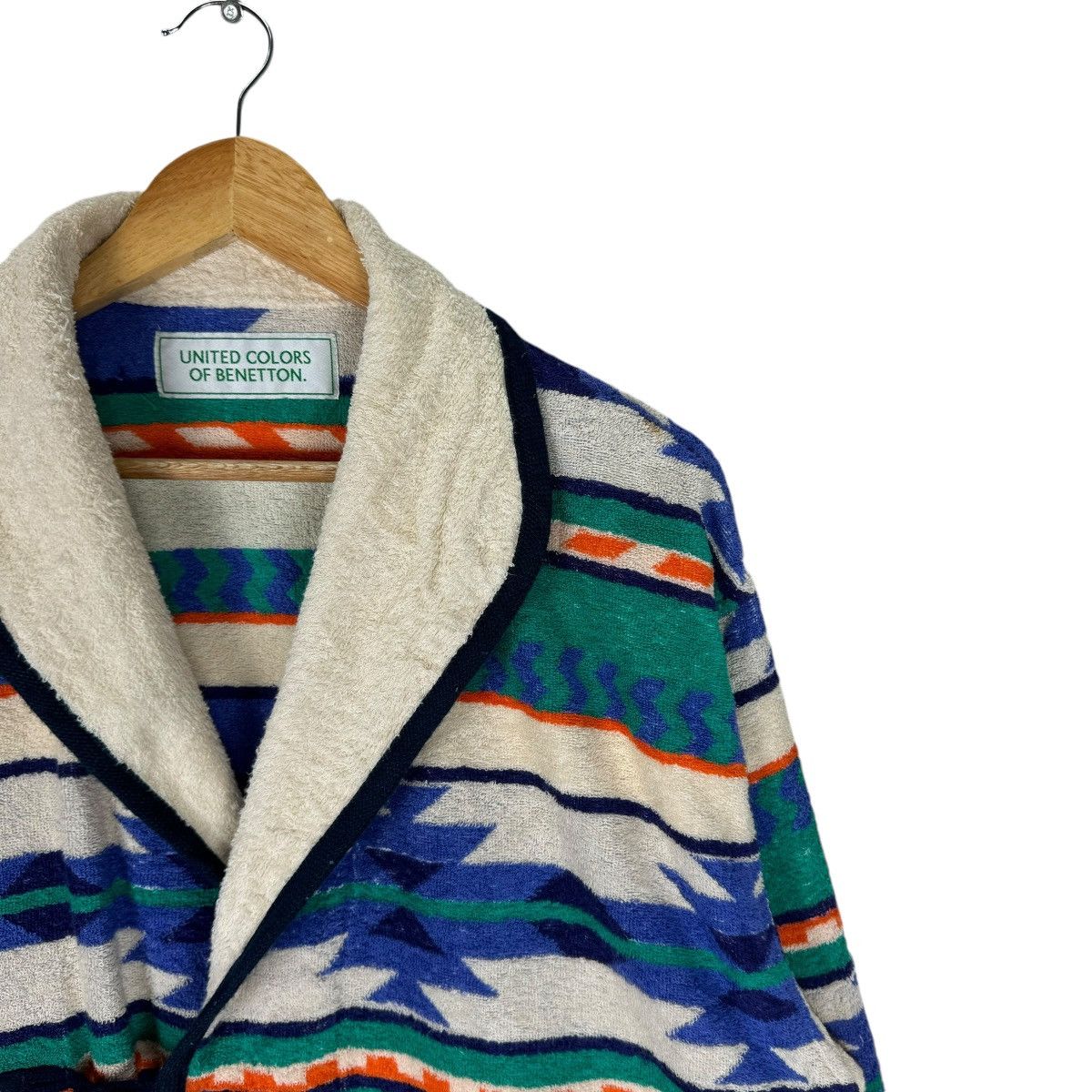 Benetton × Native × United Colors Of Benetton ⚡️UNITED COLORS OF BENETTON BATH NAVAJO JACKET Size US L / EU 52-54 / 3 - 3 Thumbnail
