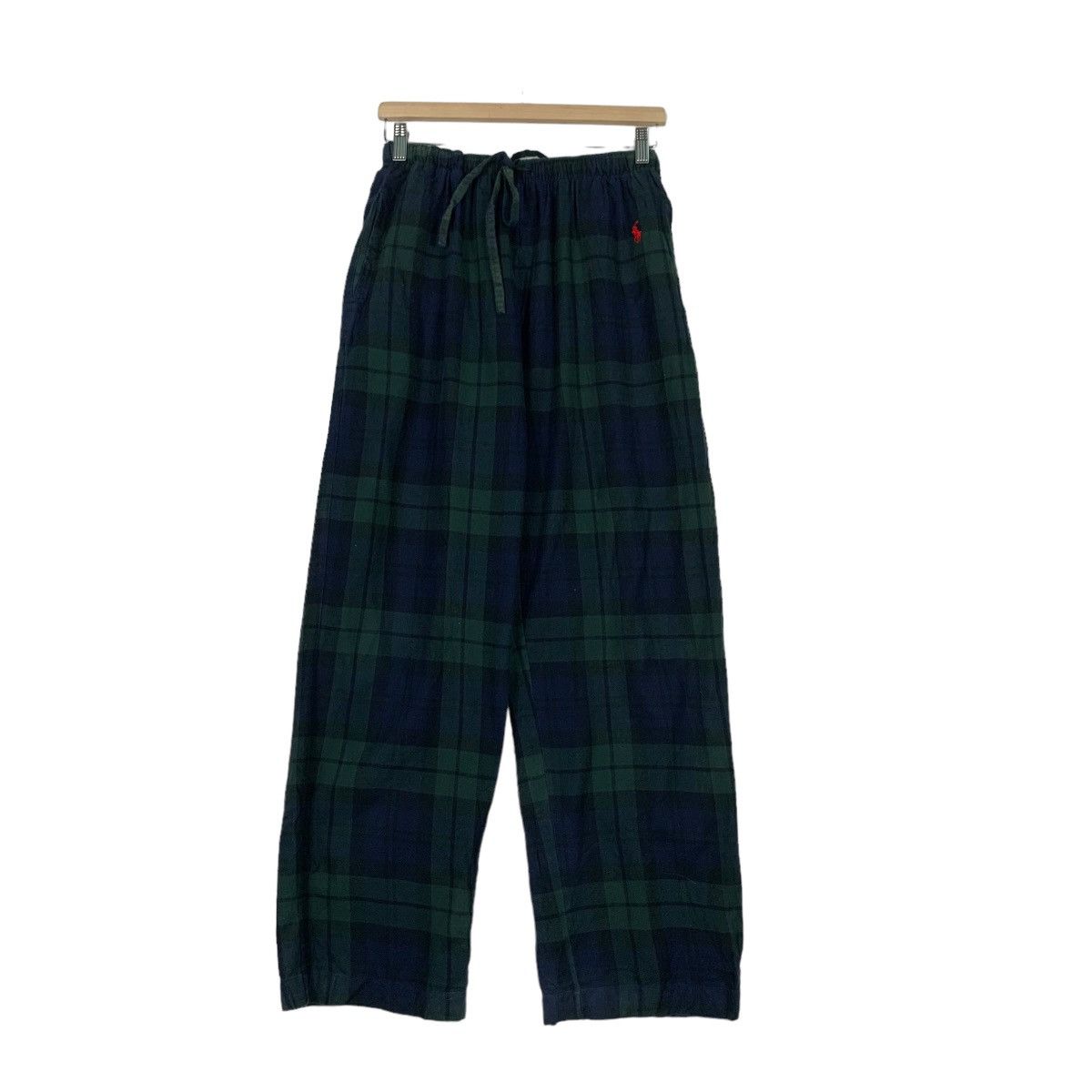 Polo Ralph Lauren Polo Ralph Lauren Checked Plaid Drawstrings Pant #0173-C9 Size US 30 / EU 46 - 1 Thumbnail