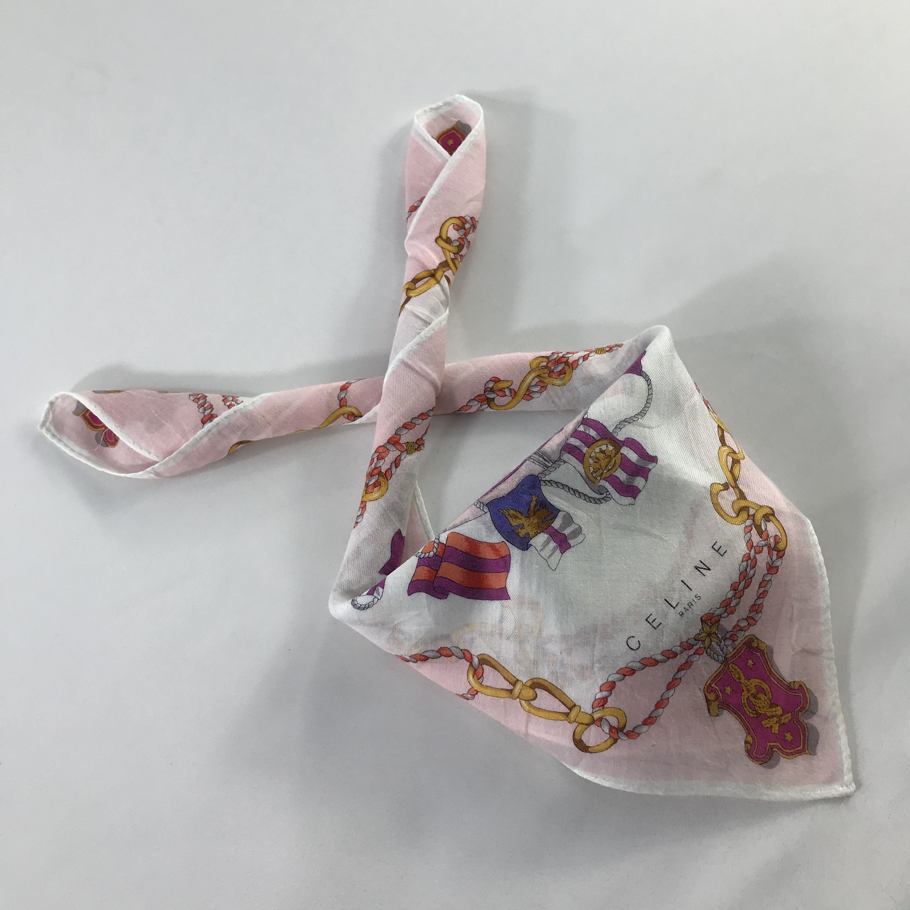 Celine × Vintage Celine Neckerchief / Bandana / Handkerchief Size ONE SIZE - 2 Thumbnail