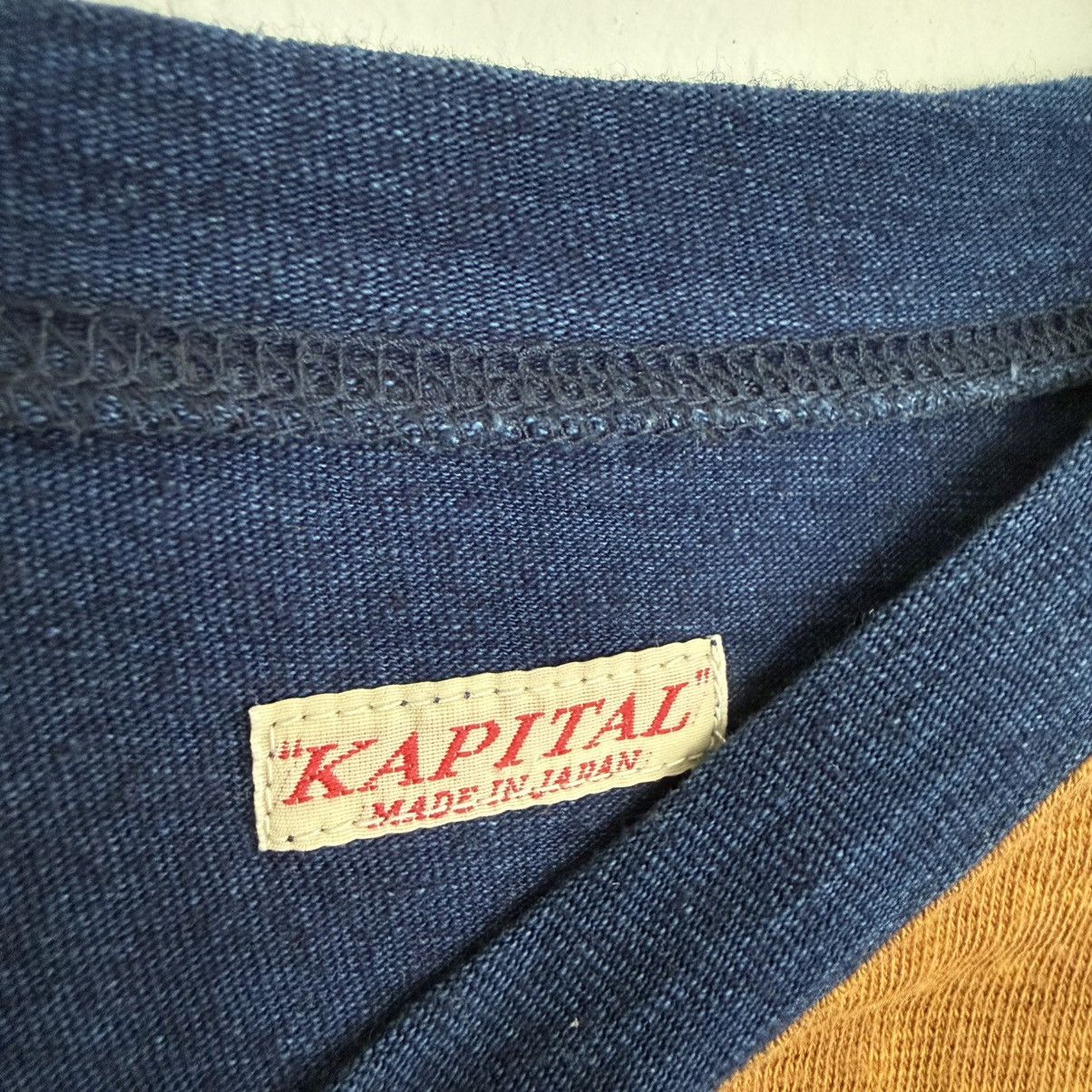 Kapital Wool Indigo Denim Shirt Size US XL / EU 56 / 4 - 3 Thumbnail