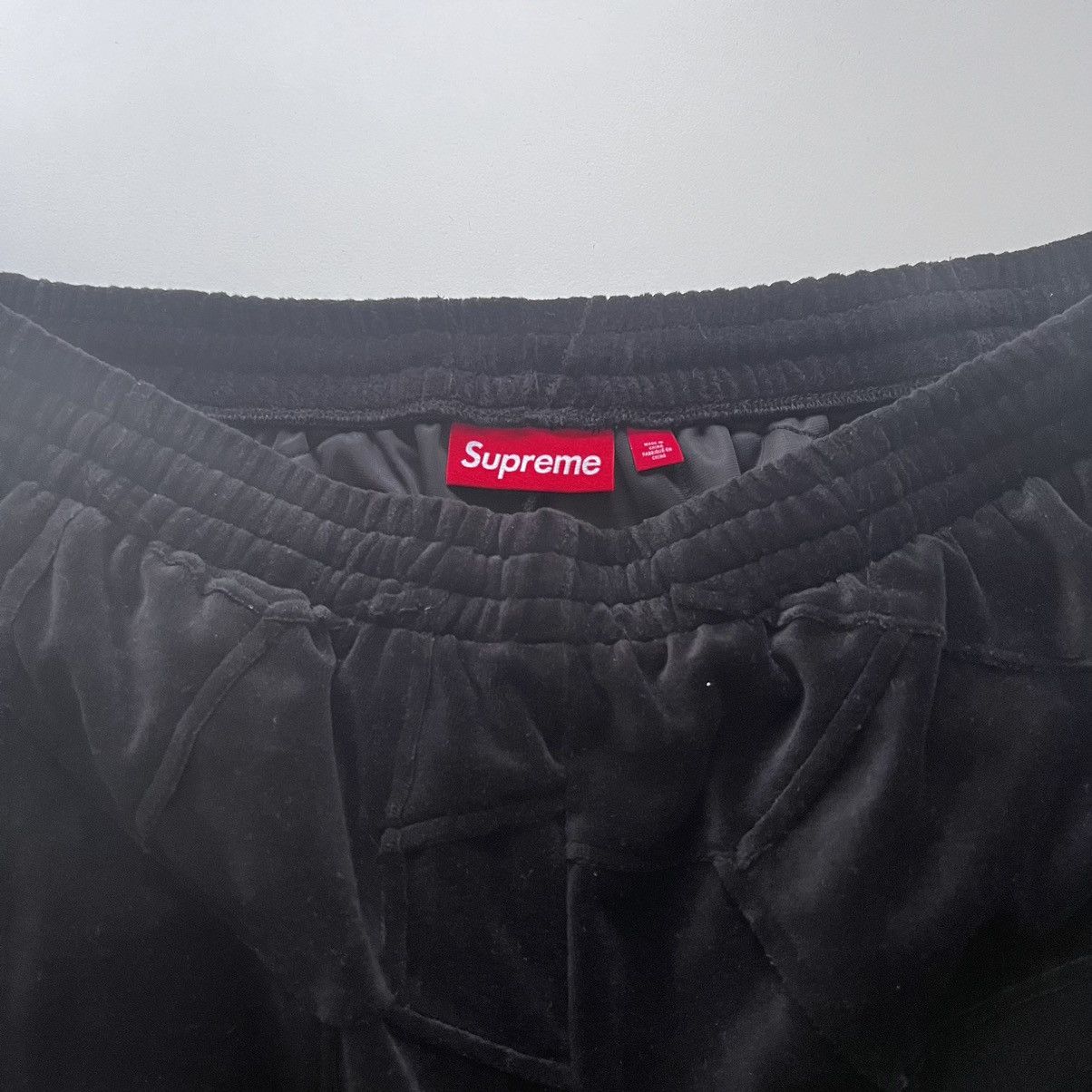 Supreme Supreme Patchwork Velour Short Black L Size US 34 / EU 50 - 5 Thumbnail