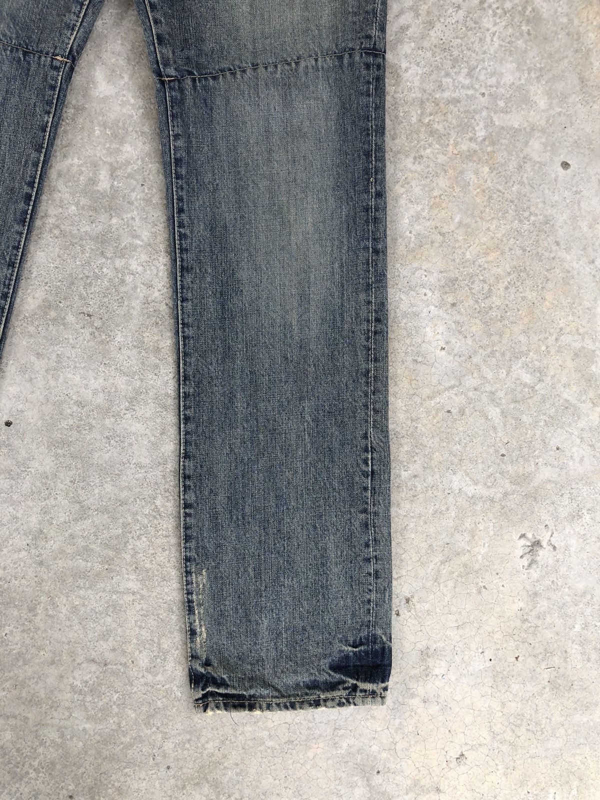PPFM PPFM Double Waist Distressed Jeans Size US 33 - 7 Thumbnail