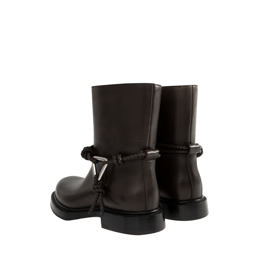 Bottega Veneta o1h1sh10526 James Ankle Boot in Black/Fondant Size US 7 / IT 37 - 3 Thumbnail