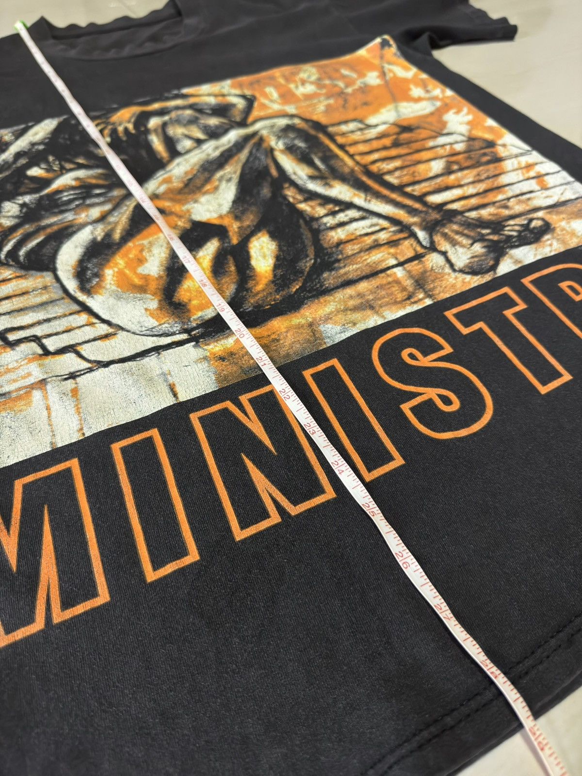 Band Tees 90s Ministry 1995 Tour Psalm 69 Filth Pig VTG Brockum Shirt Size US M / EU 48-50 / 2 - 11 Thumbnail