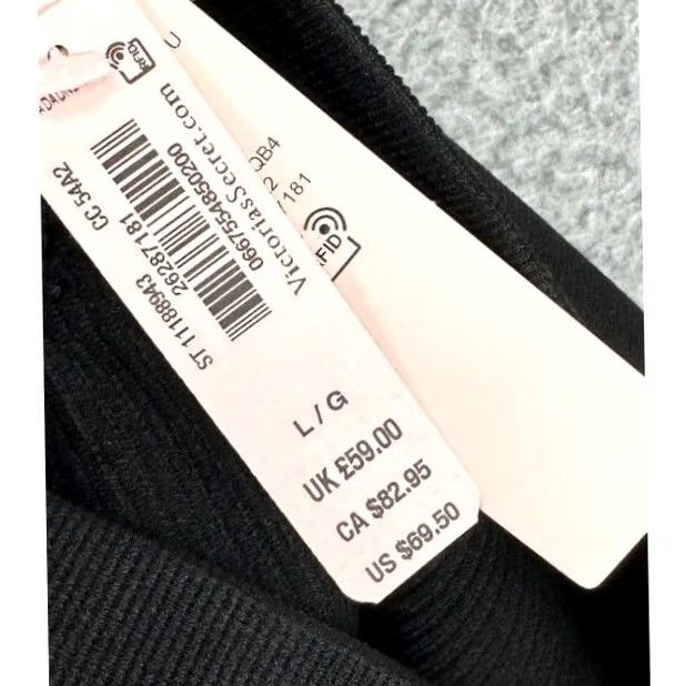 Victoria's Secret Victoria's Secret Leggings Cropped Pants Black High Rise Yoga Womens Large Size 36" / US 14 / IT 50 - 5 Thumbnail