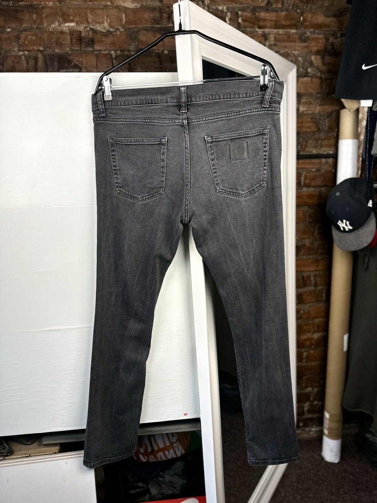 Carhartt × Carhartt Wip Men’s Jeans Carhartt Rebel Pant Dark Gray Size: 34/32 Size US 34 / EU 50 - 7 Thumbnail