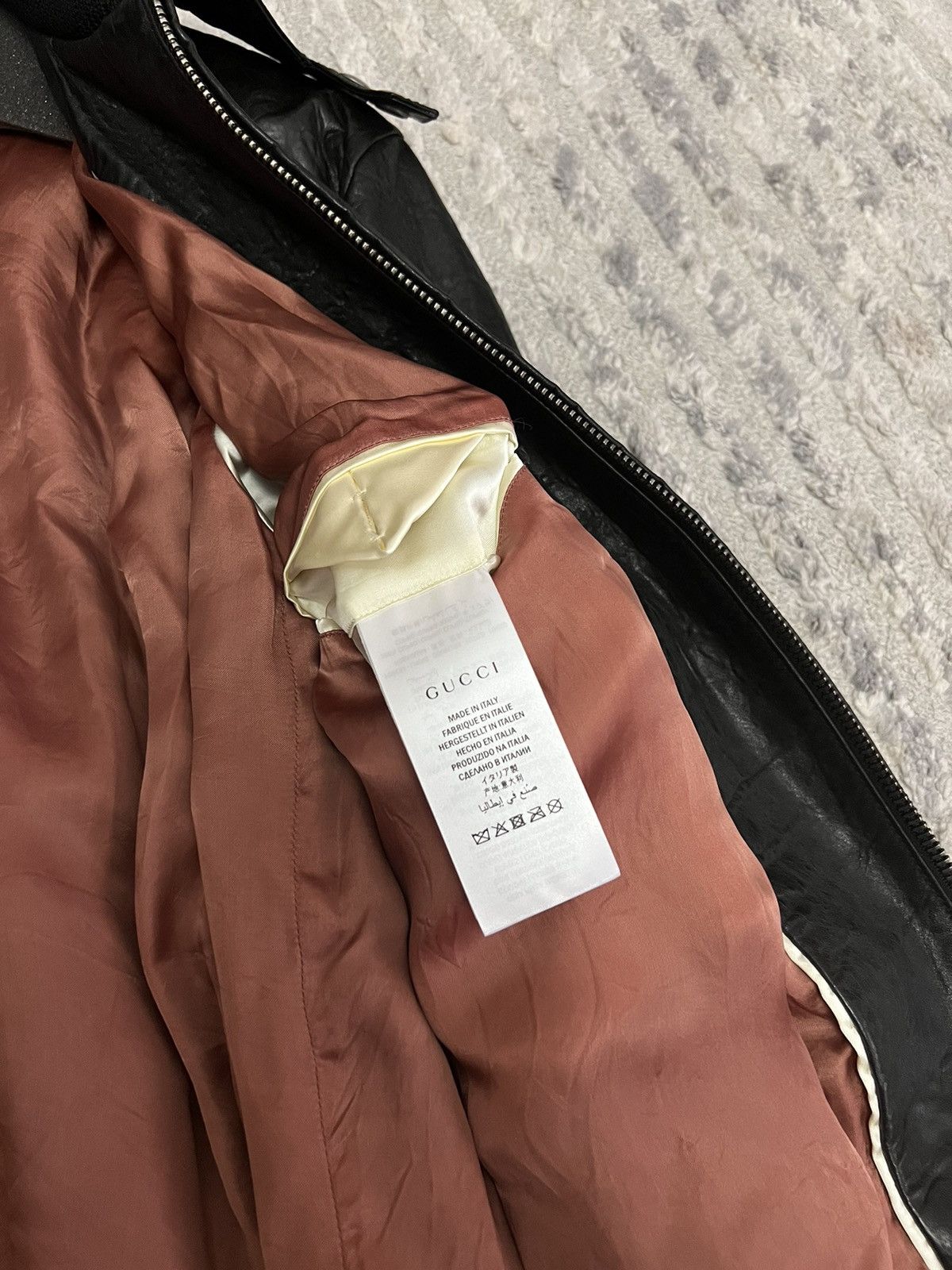 Gucci Gucci Spiritismo Leather Jacket Size US M / EU 48-50 / 2 - 6 Thumbnail