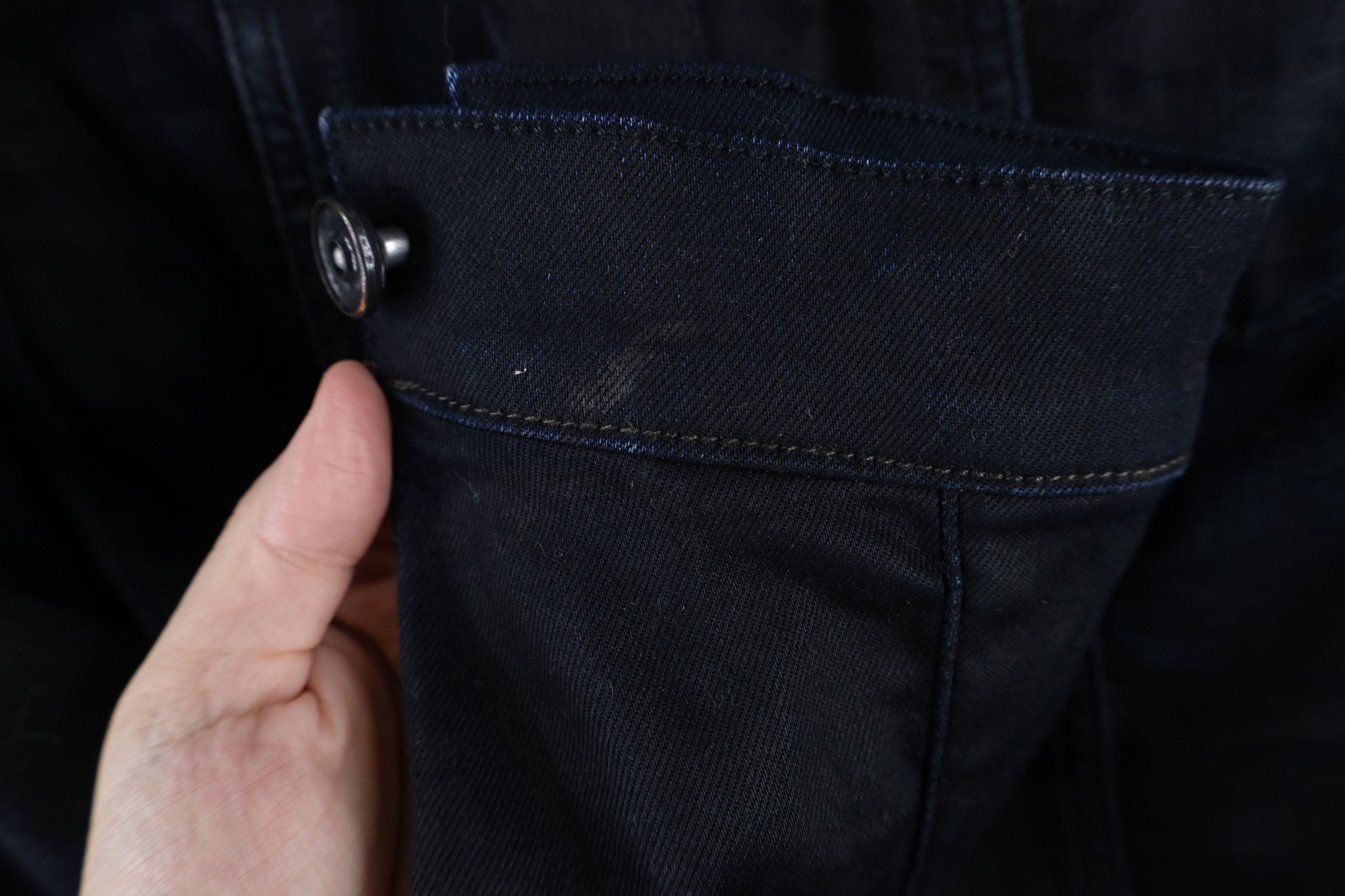 G-Star × Vintage G Star Raw Denim Spell Out Stretch Denim Jean Jacket Indigo Size M / US 6-8 / IT 42-44 - 7 Thumbnail