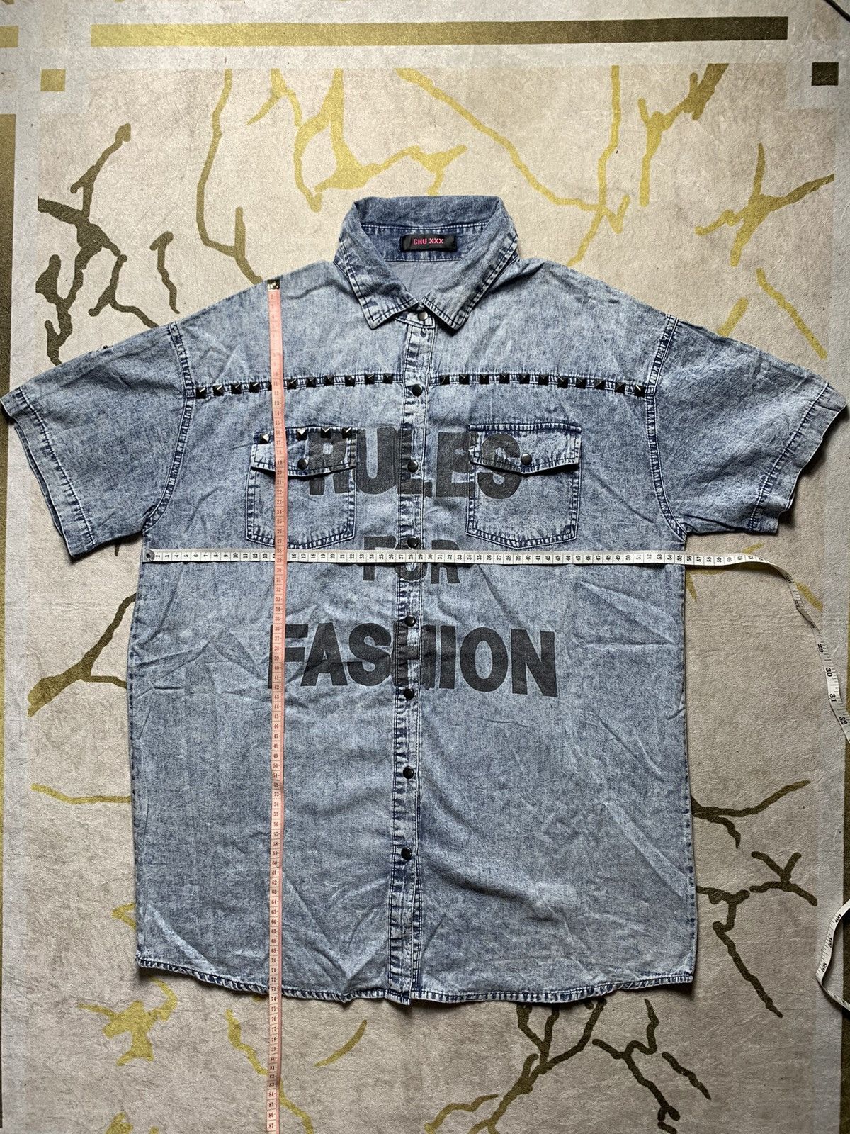 Beauty Beast × Japanese Brand × Vintage Japanese Chu XXX Rules For Fashion studed Size US L / EU 52-54 / 3 - 3 Thumbnail