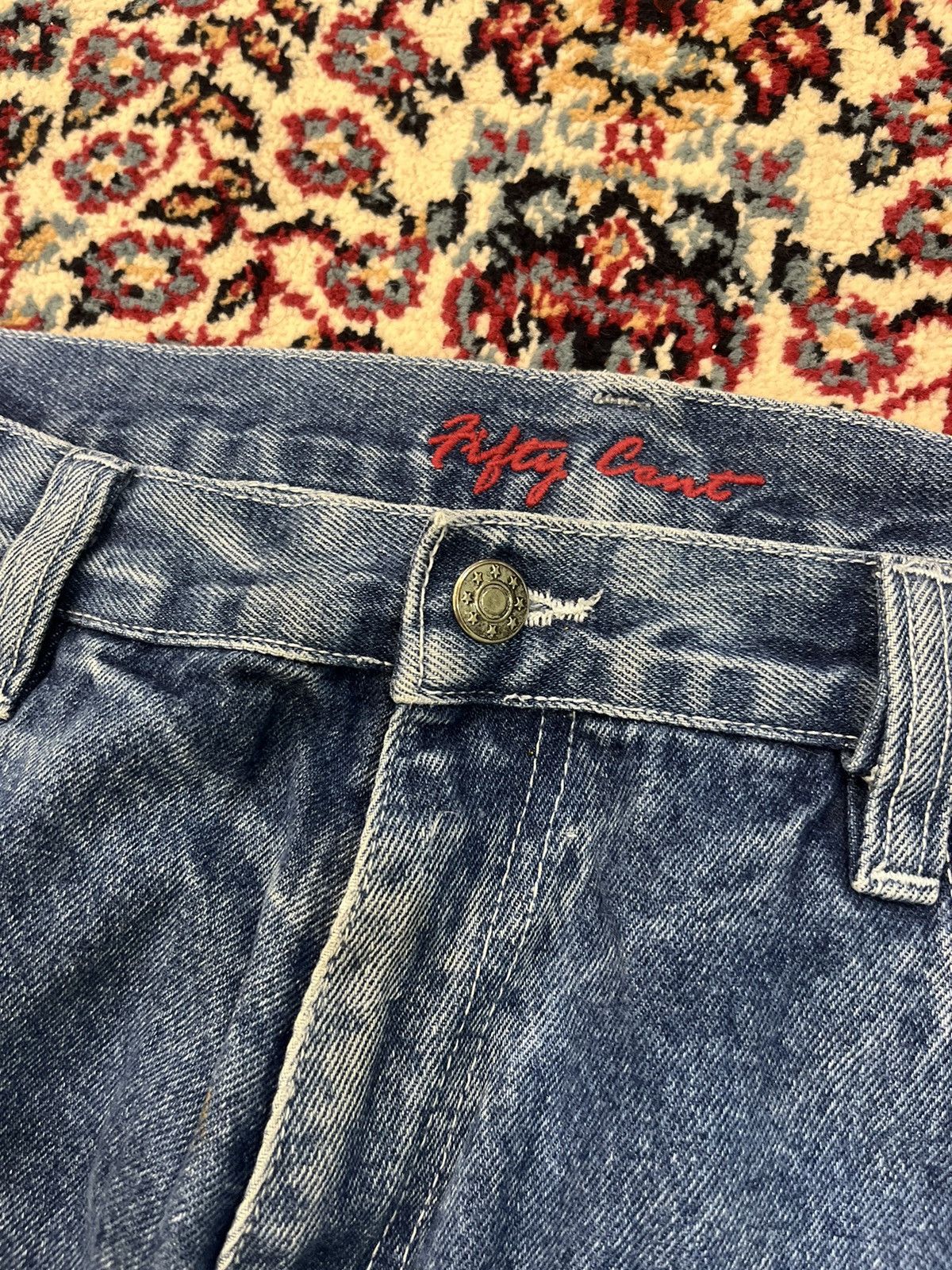 50 Cent × Vintage Crazy Vintage 50 cent hip hope denim Size US 36 / EU 52 - 9 Thumbnail
