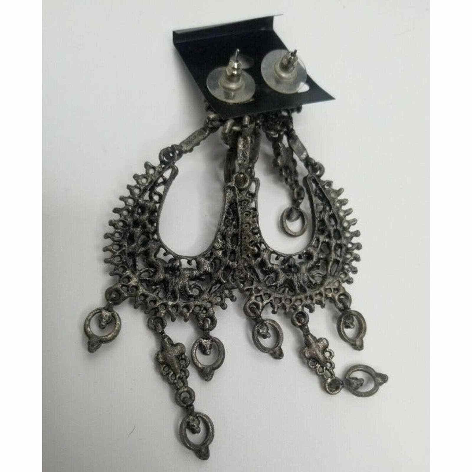 The Unbranded Brand Earrings Women Fashion Jewelry Chandelier Dangly Pierce Stu Size ONE SIZE - 3 Thumbnail