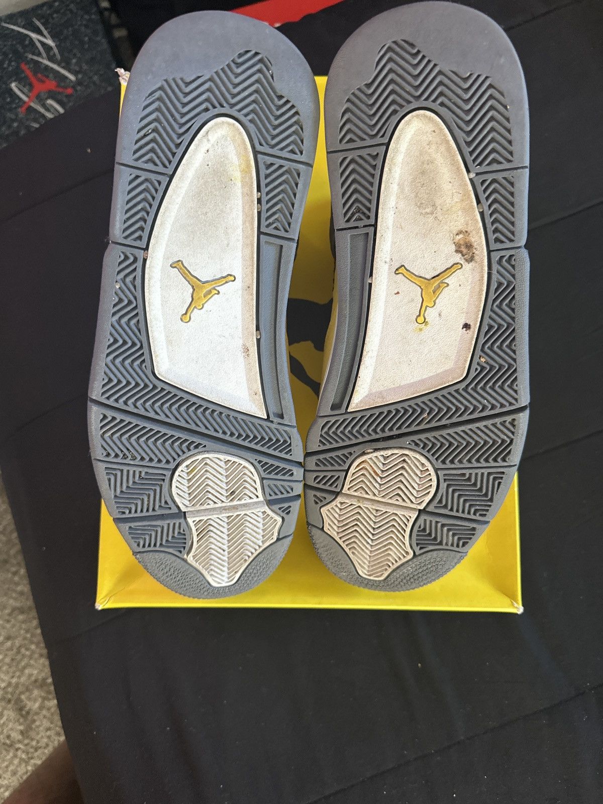 Jordan Brand Size 12 Jordan 4 lighting Size US 12 / EU 45 - 5 Thumbnail