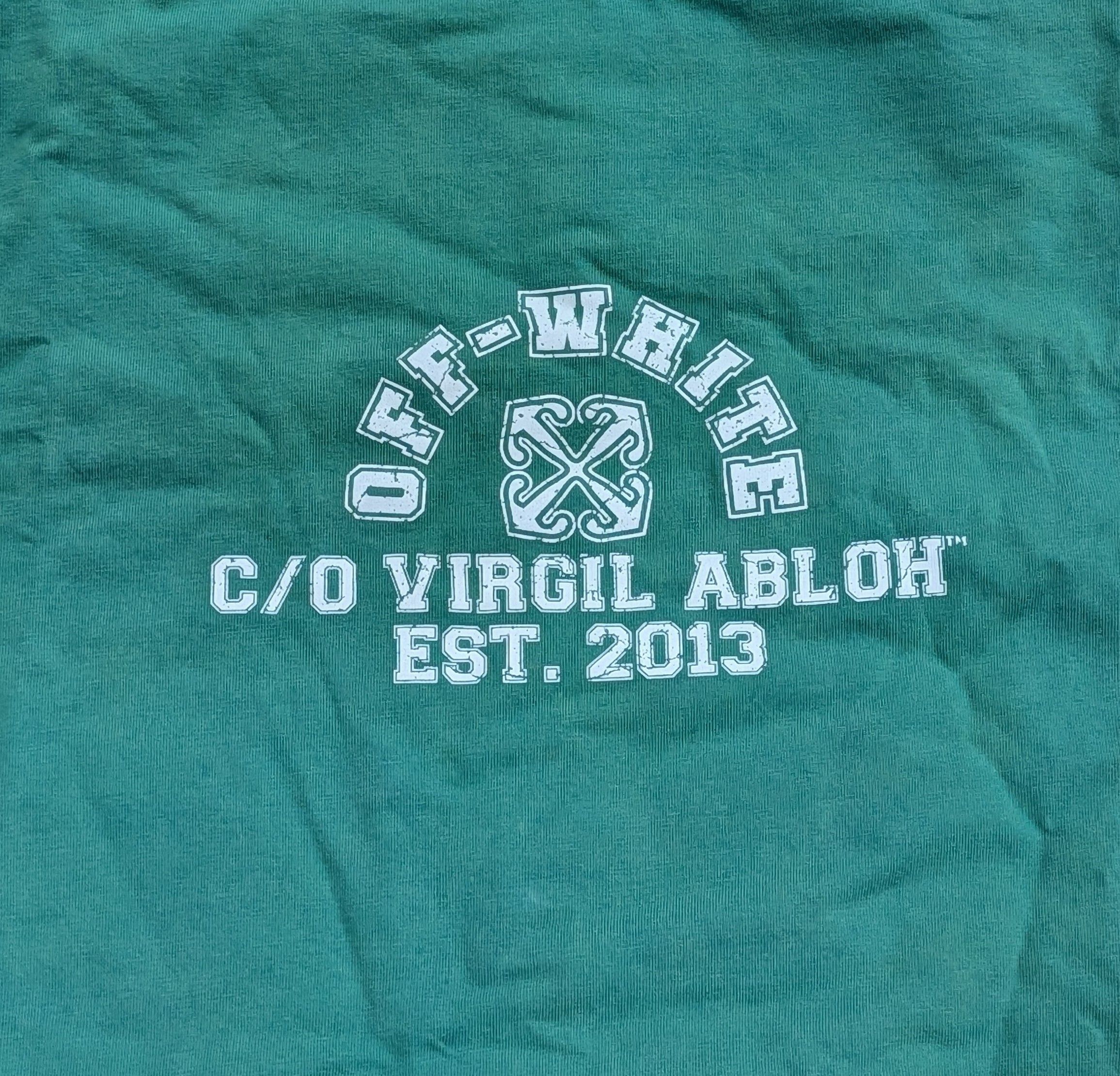 Off-White Off-White Est.13 Skate Fit Graphic T-Shirt Green/White 2XL Size US XXL / EU 58 / 5 - 3 Thumbnail