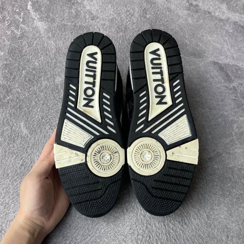 Louis Vuitton Louis Vuitton Trainer Panda Low-Top Sneakers -2508 Size US 9.5 / EU 42-43 - 4 Thumbnail
