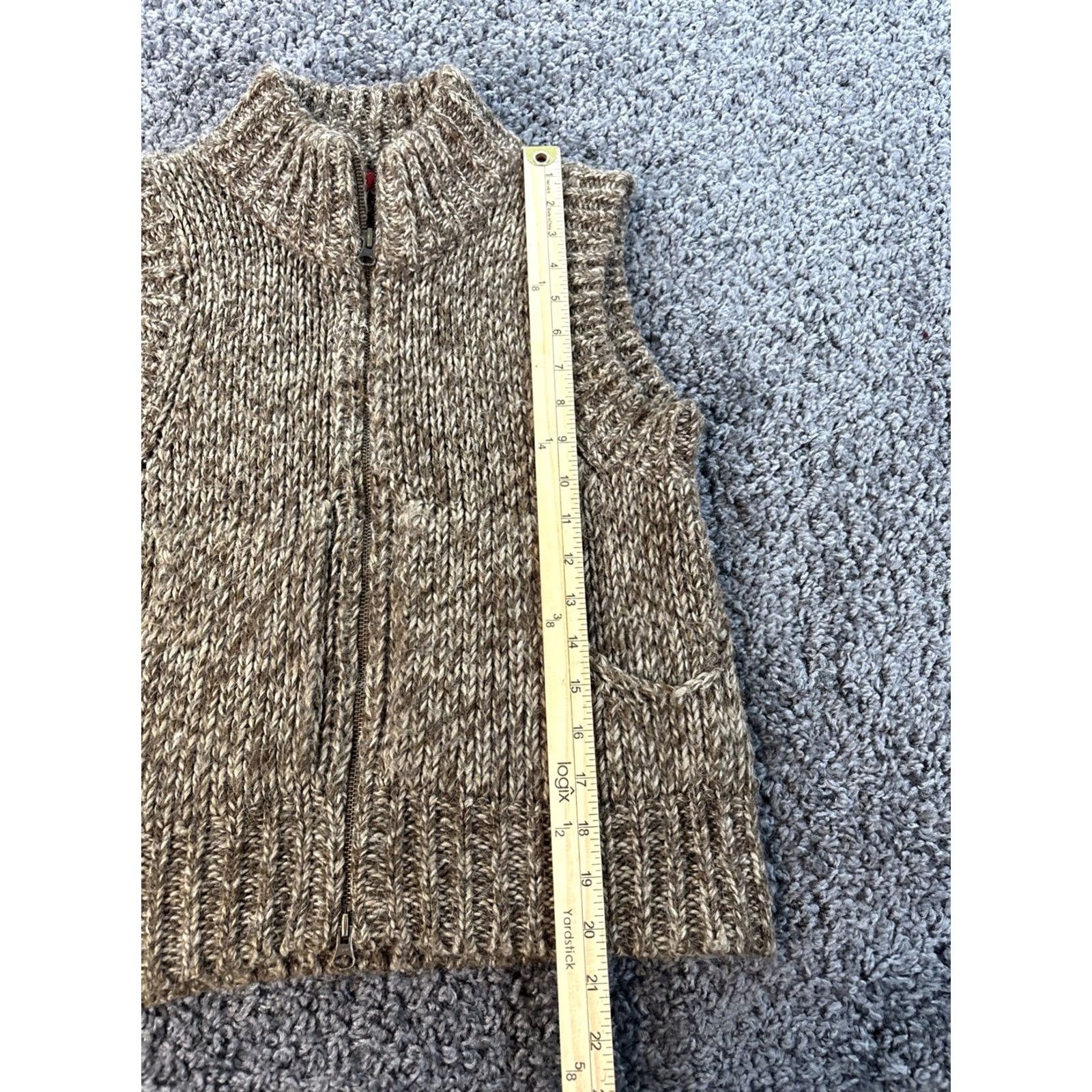 Vintage VINTAGE Sundance Vest Women S Mohair Knit Full Zip 90s Brown Size S / US 4 / IT 40 - 2 Thumbnail