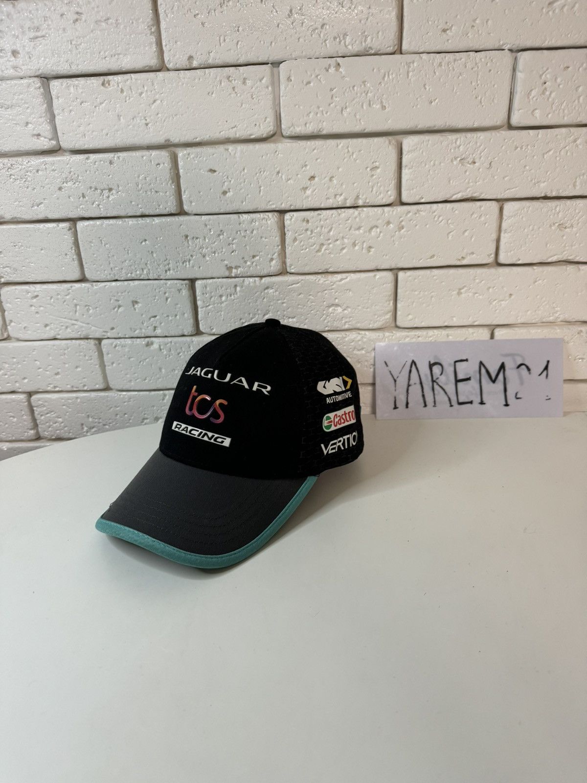Vintage Jaguar racing cap hat Size ONE SIZE - 1 Thumbnail