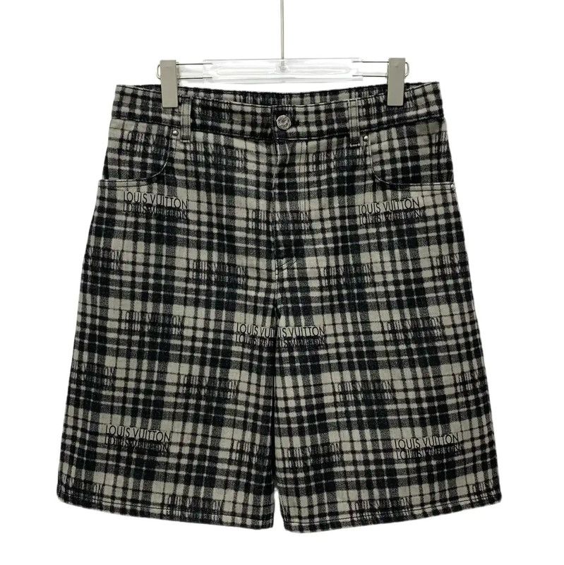 Louis Vuitton Louis Vuitton Black Cotton Men's Shorts 0089 Size US 30 / EU 46 - 1 Thumbnail
