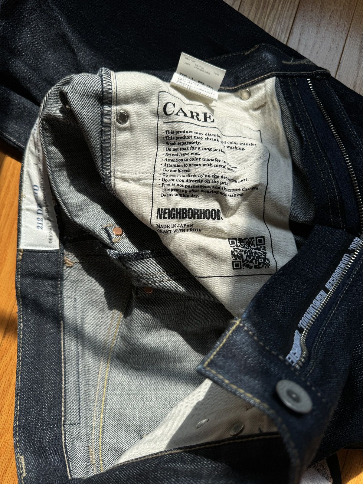 Neighborhood Neighborhood Rigid DP MID 14OZ-PT Denim Size US 30 / EU 46 - 3 Thumbnail