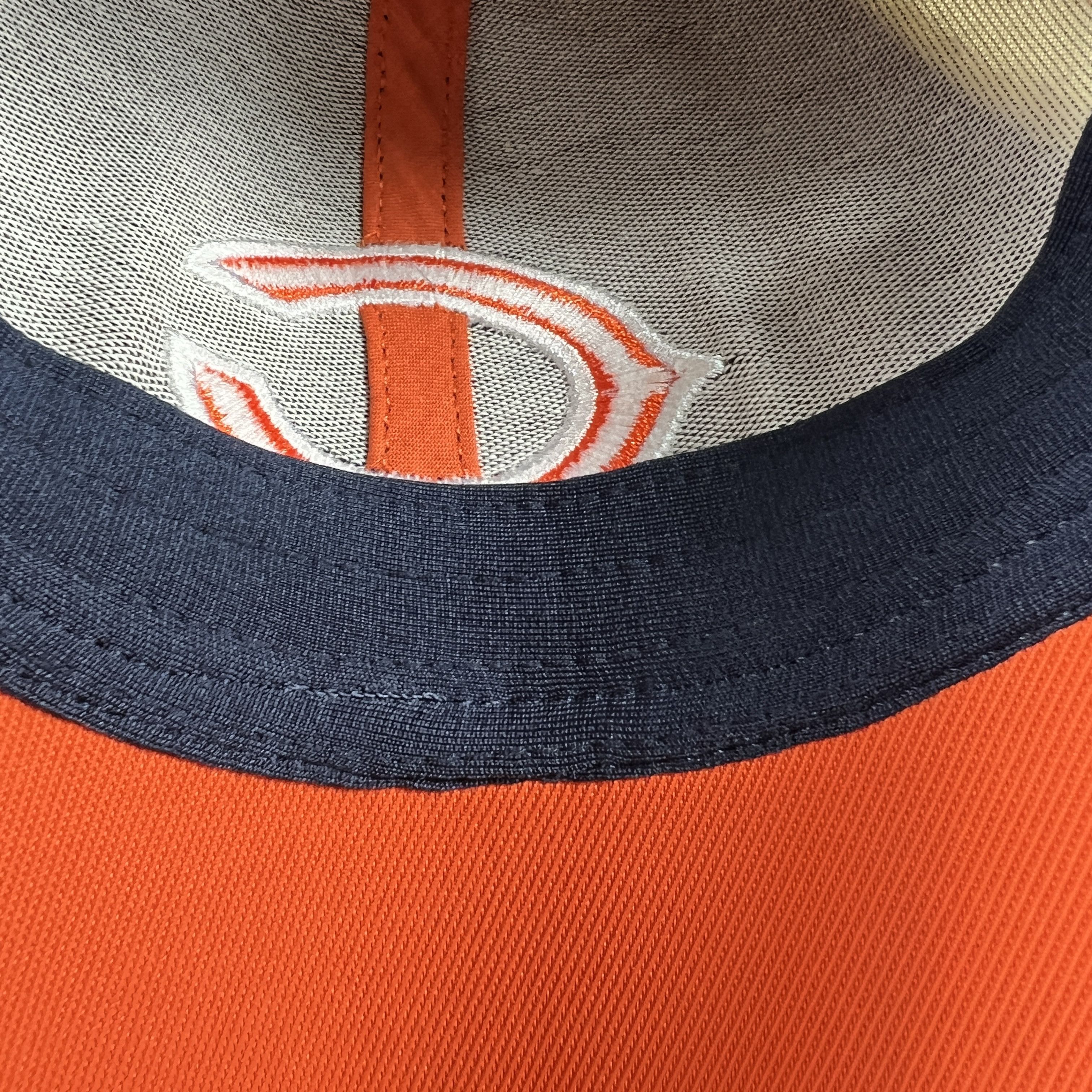 NFL Reebok Chicago Bears Hat Blue Sideline Stretch Fitted Cap Size ONE SIZE - 11 Thumbnail