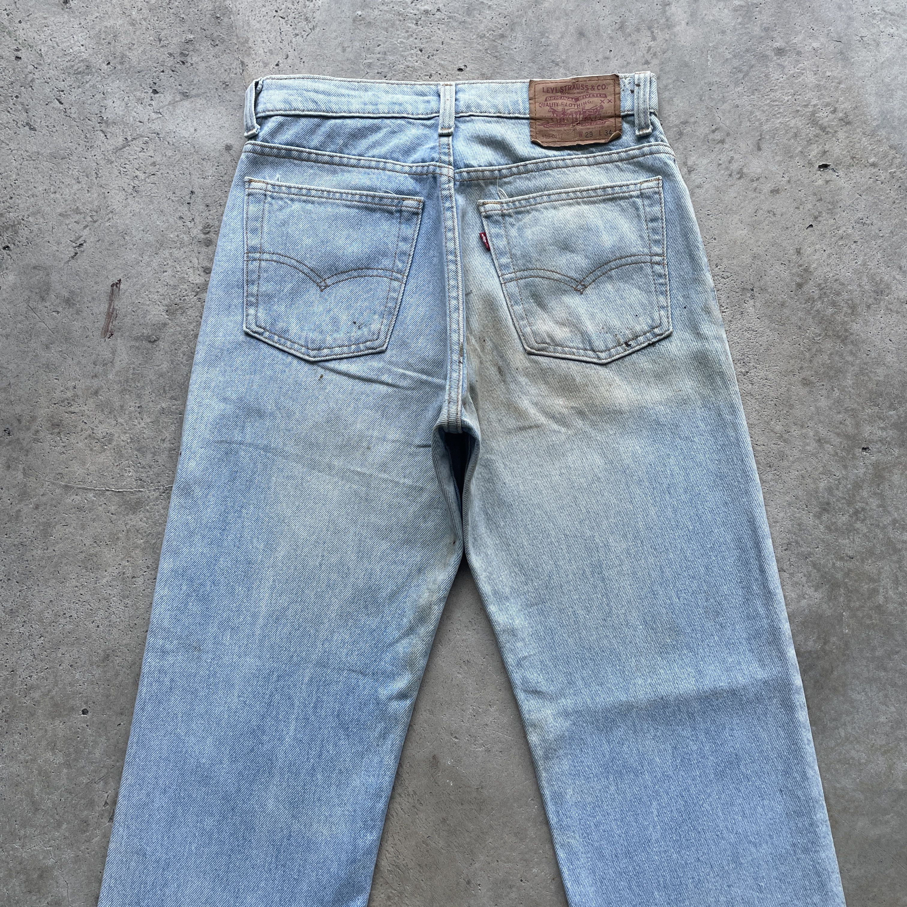 Levi's VINTAGE LEVI’S 510 USA FADED LIGHTWASH DENIM JEANS PANTS W29 Size US 29 - 11 Thumbnail