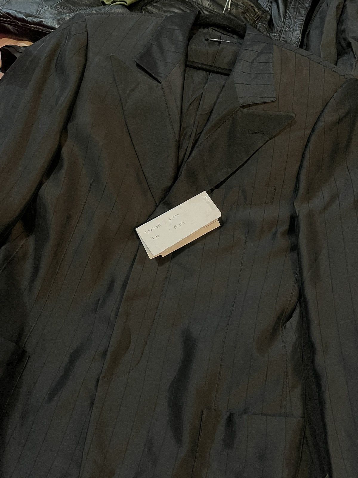 Giorgio Armani (SOLD)Giorgio Armani “Borgo 21” Black Pinstripe Blazer Size US M / EU 48-50 / 2 - 4 Thumbnail