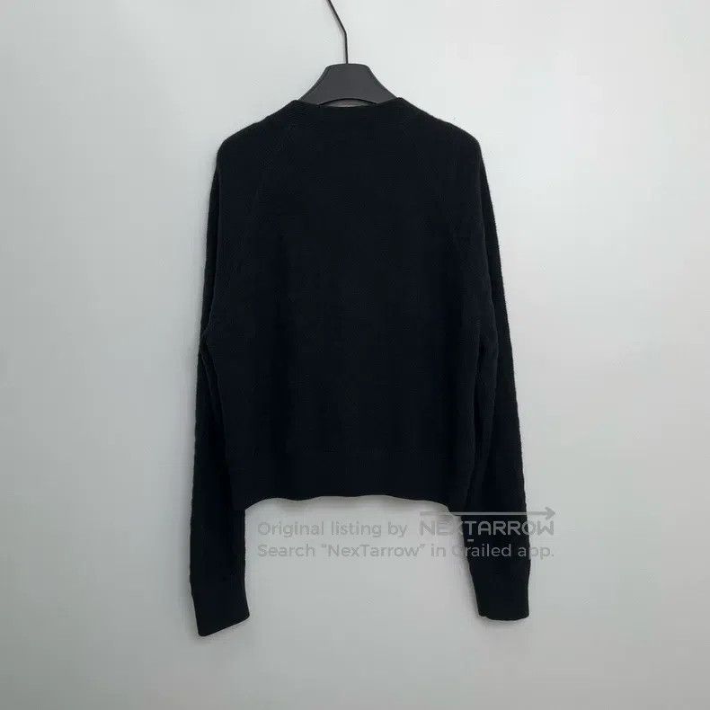 Hermes Hermes Diagonal Pattern Jacquard Black Cardigan Size S / US 4 / IT 40 - 4 Thumbnail
