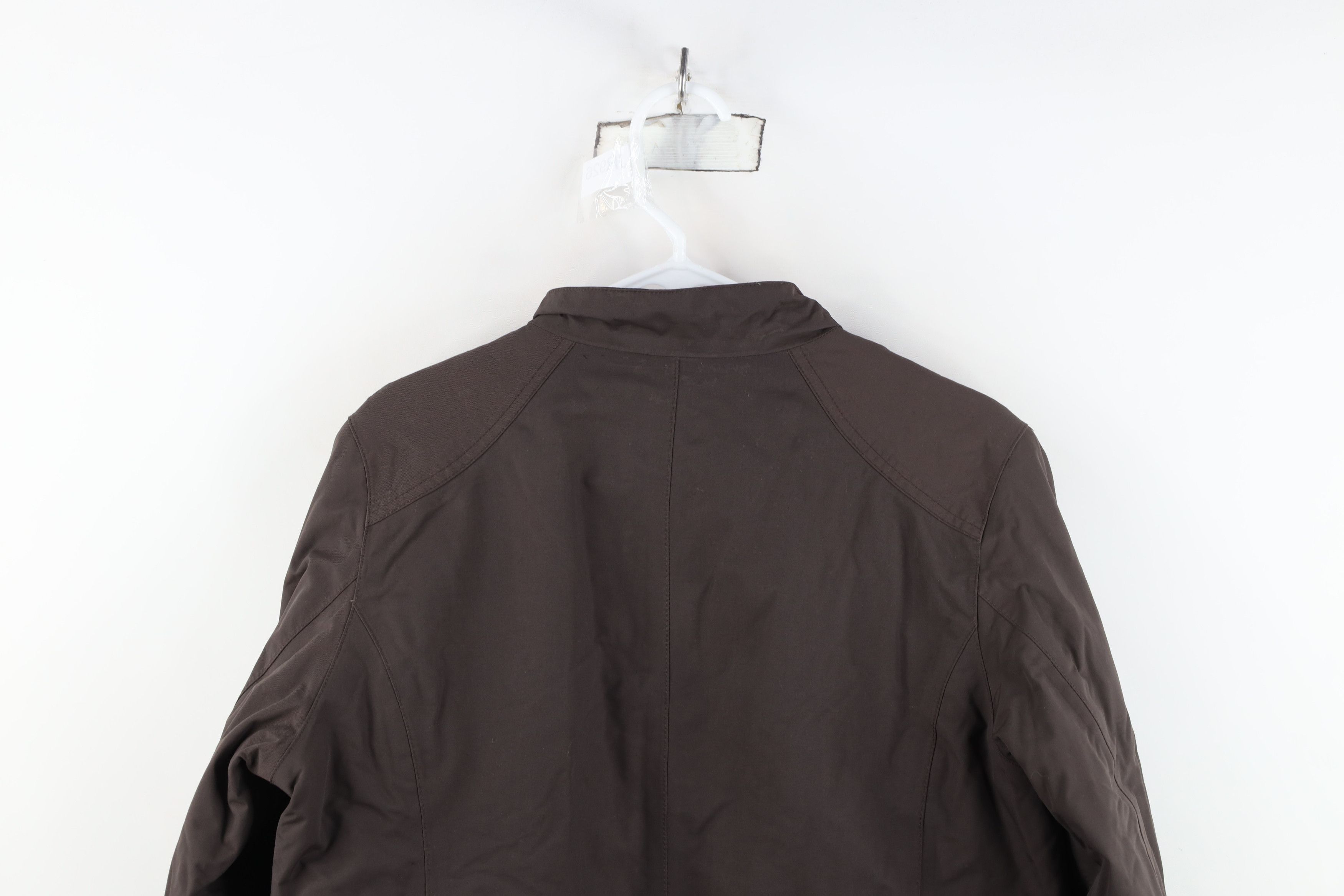 Lands' End Vintage Lands End Quilted Buckle Collar Jacket Brown Size M / US 6-8 / IT 42-44 - 15 Thumbnail