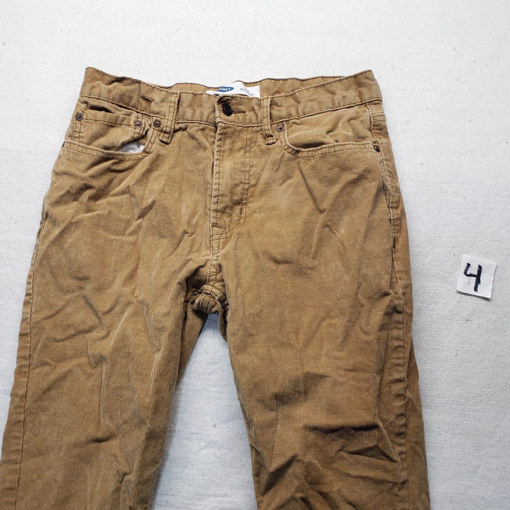 Old Navy OLD NAVY Slim Corduroy Pants Adult Men Tan Carmel Tone 30 X 32 Size US 30 / EU 46 - 2 Thumbnail