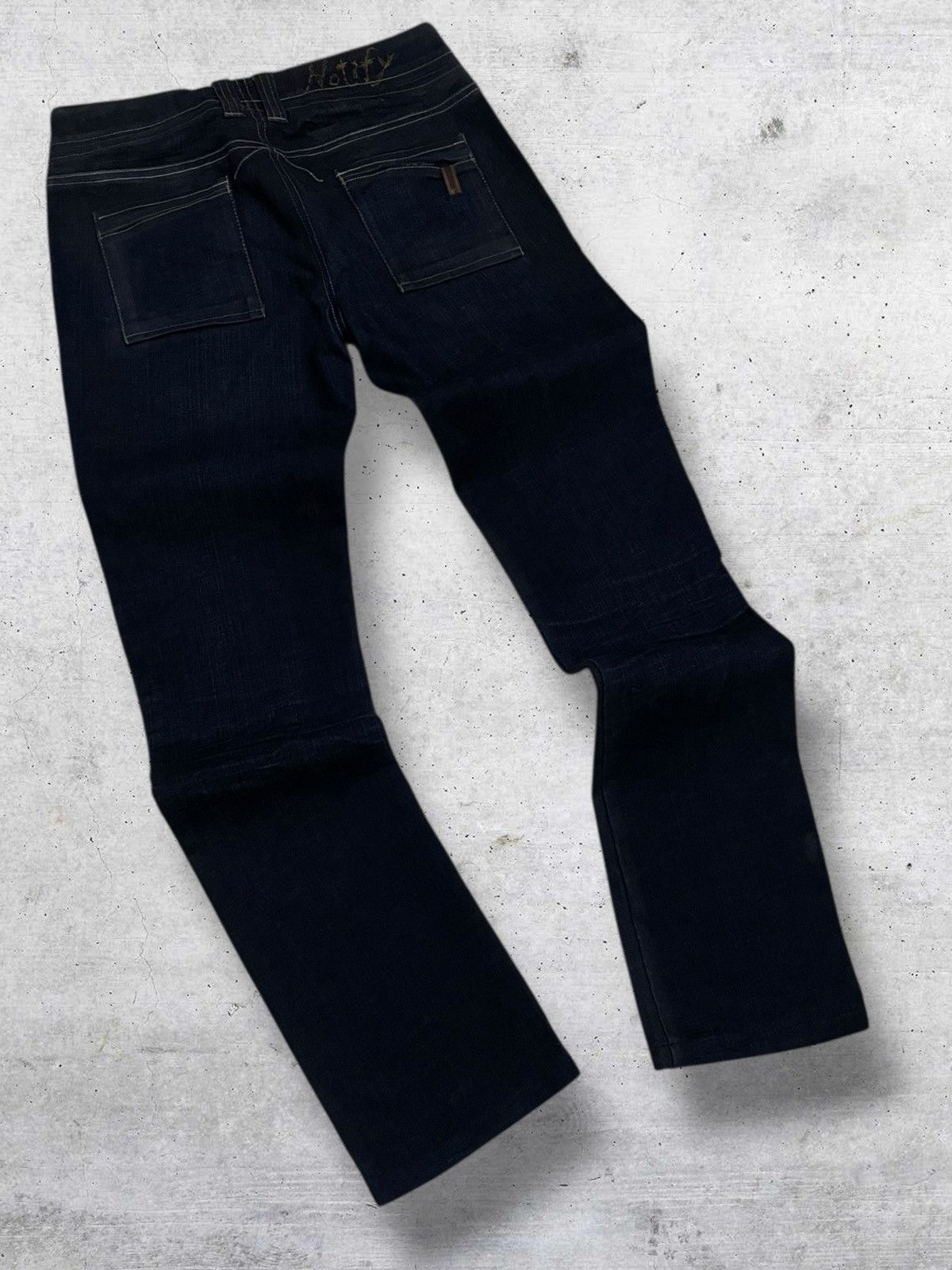 Notify VINTAGE NOTIFY CRAFTED JAPAN DESIGNER OG FLARED INDIGO DENIM Size US 28 / EU 44 - 9 Thumbnail