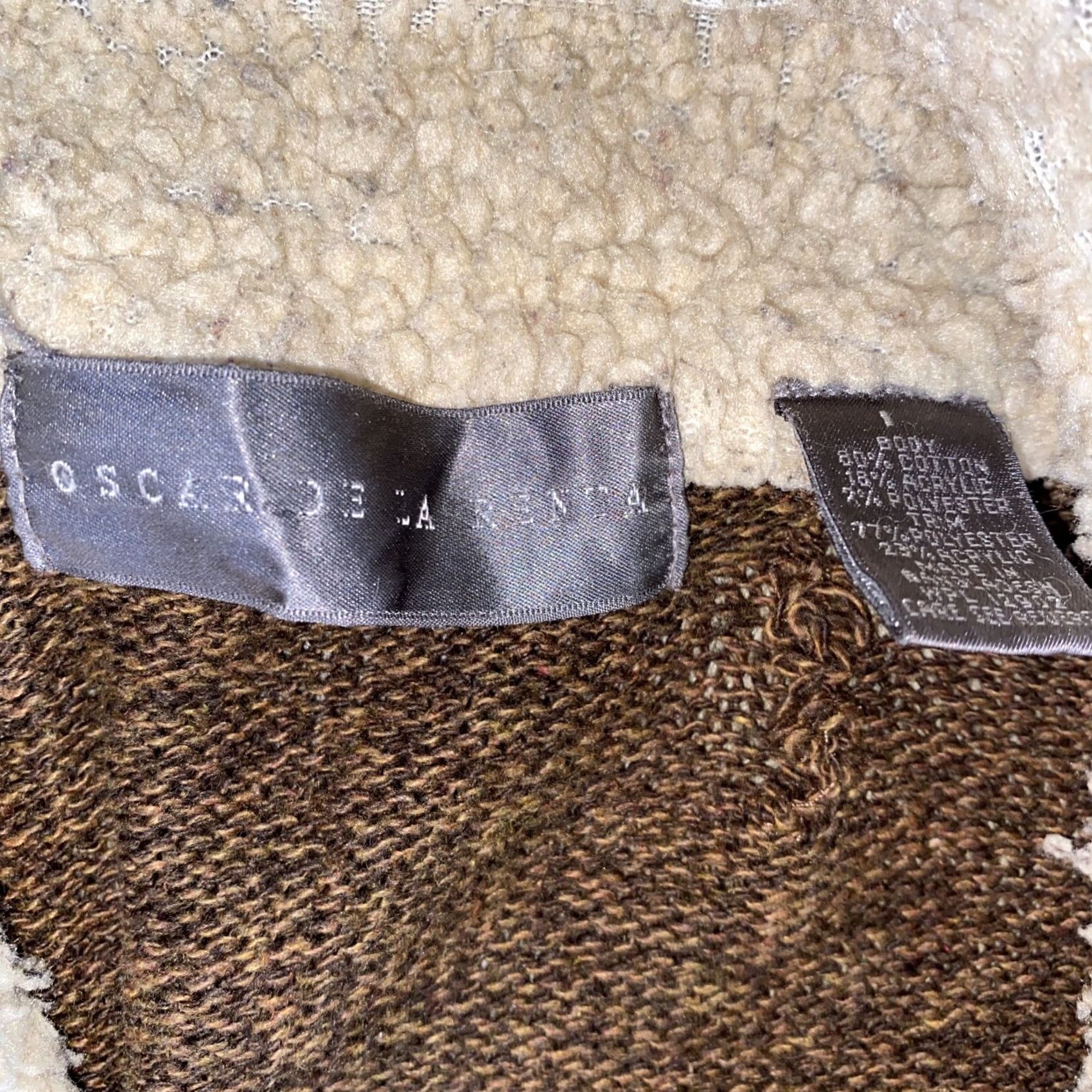 Oscar De La Renta VINTAGE Oscar de la Renta Sweater Zip Zipper Men L Brown Size US L / EU 52-54 / 3 - 2 Thumbnail