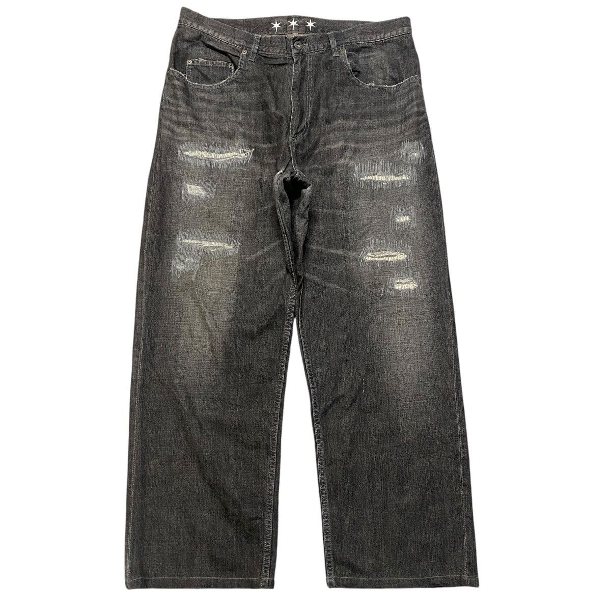 Engineered Garments COOTIE Black Distressed Denim Jeans Size US 36 / EU 52 - 1 Thumbnail