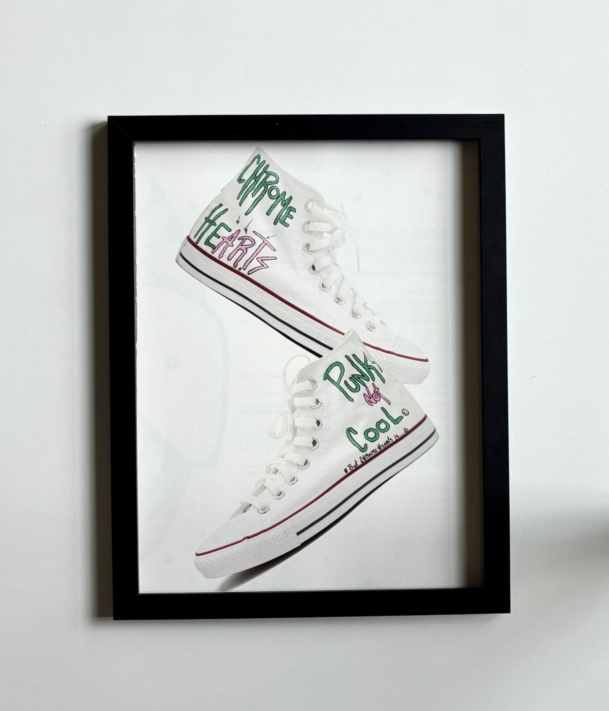 Chrome Hearts Chrome Hearts chuck Taylor converse shoes 9x11 Framed poster Size ONE SIZE - 1 Thumbnail