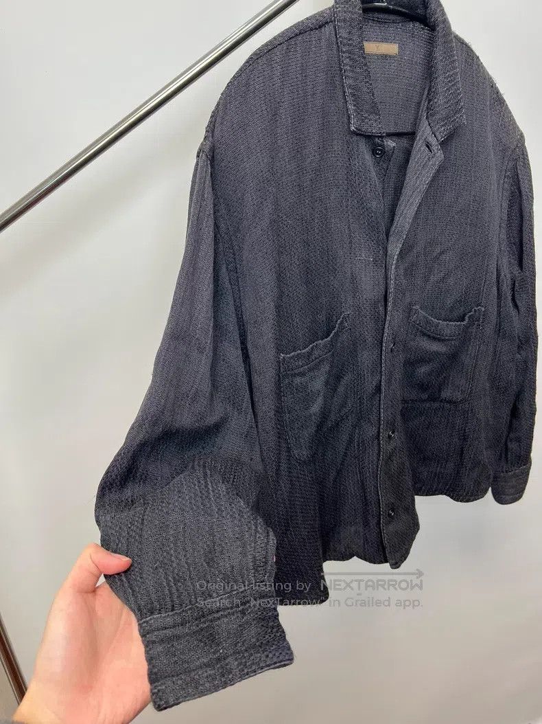 Yohji Yamamoto YOHJI YAMAMOTO Linen Blend Flowing Shirt Size US L / EU 52-54 / 3 - 4 Thumbnail
