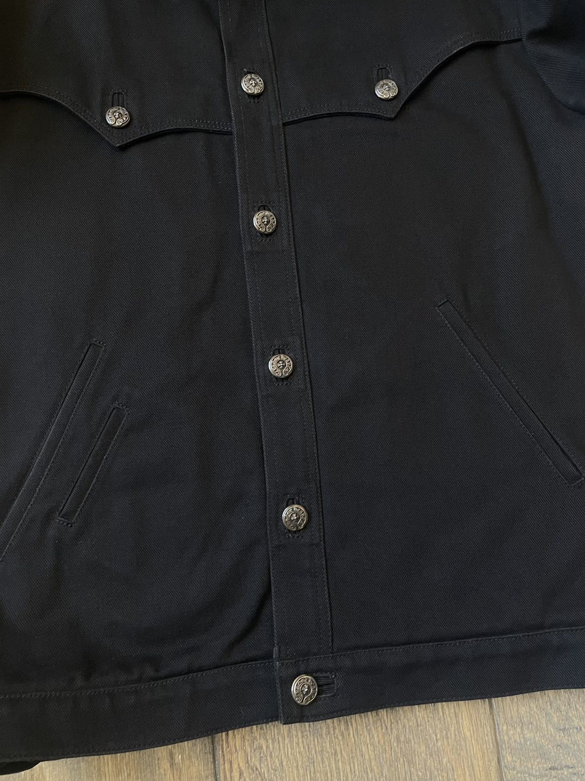 Chrome Hearts Chrome Hearts Cross Patched Western Denim Jacket Size US XL / EU 56 / 4 - 6 Thumbnail