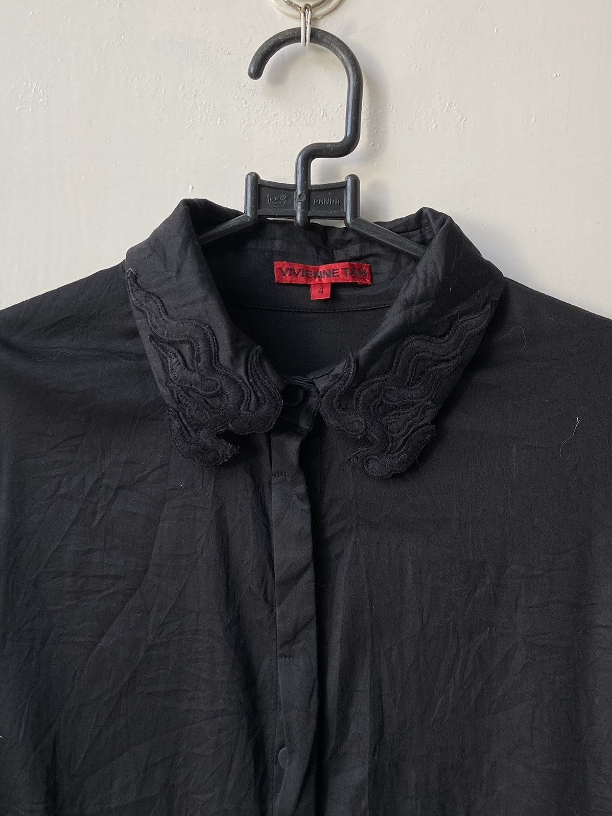 Vivienne Tam VIVIENNE TAM Black Shirt Size XS / US 0-2 / IT 36-38 - 4 Thumbnail