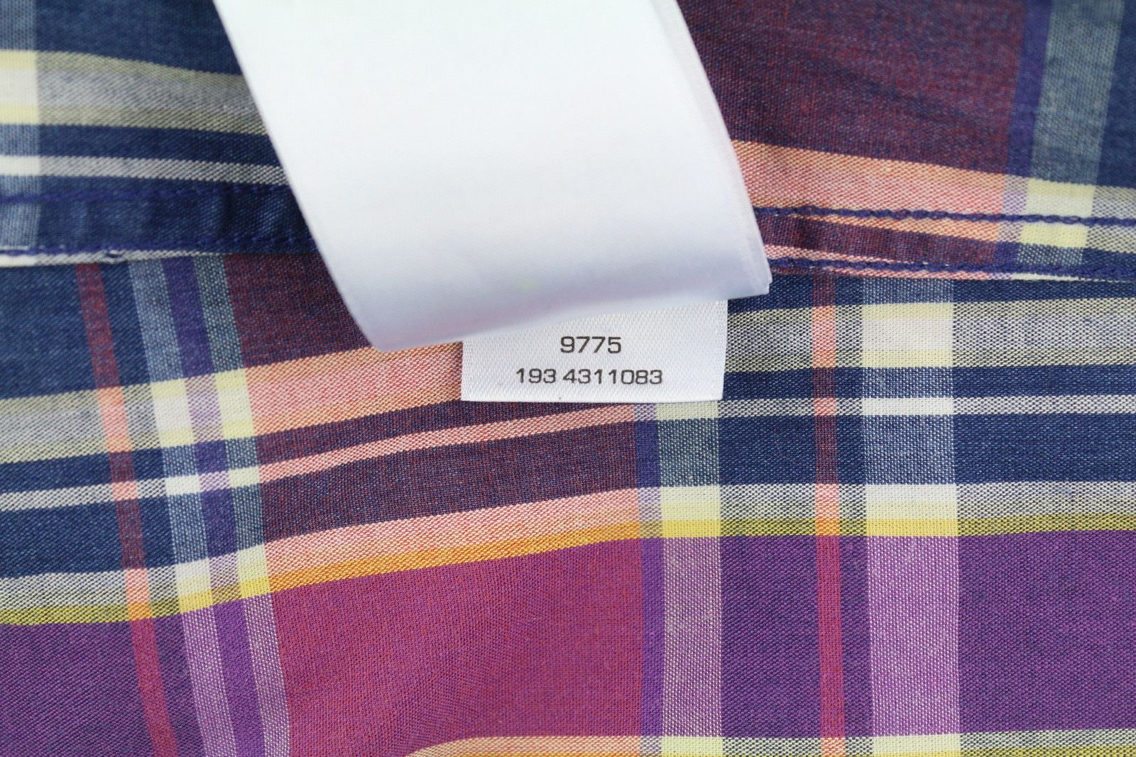 Gant TP INDIGO CHECK EU34 Colourful Button-Up Shirt 85124 Size XS / US 0-2 / IT 36-38 - 11 Thumbnail