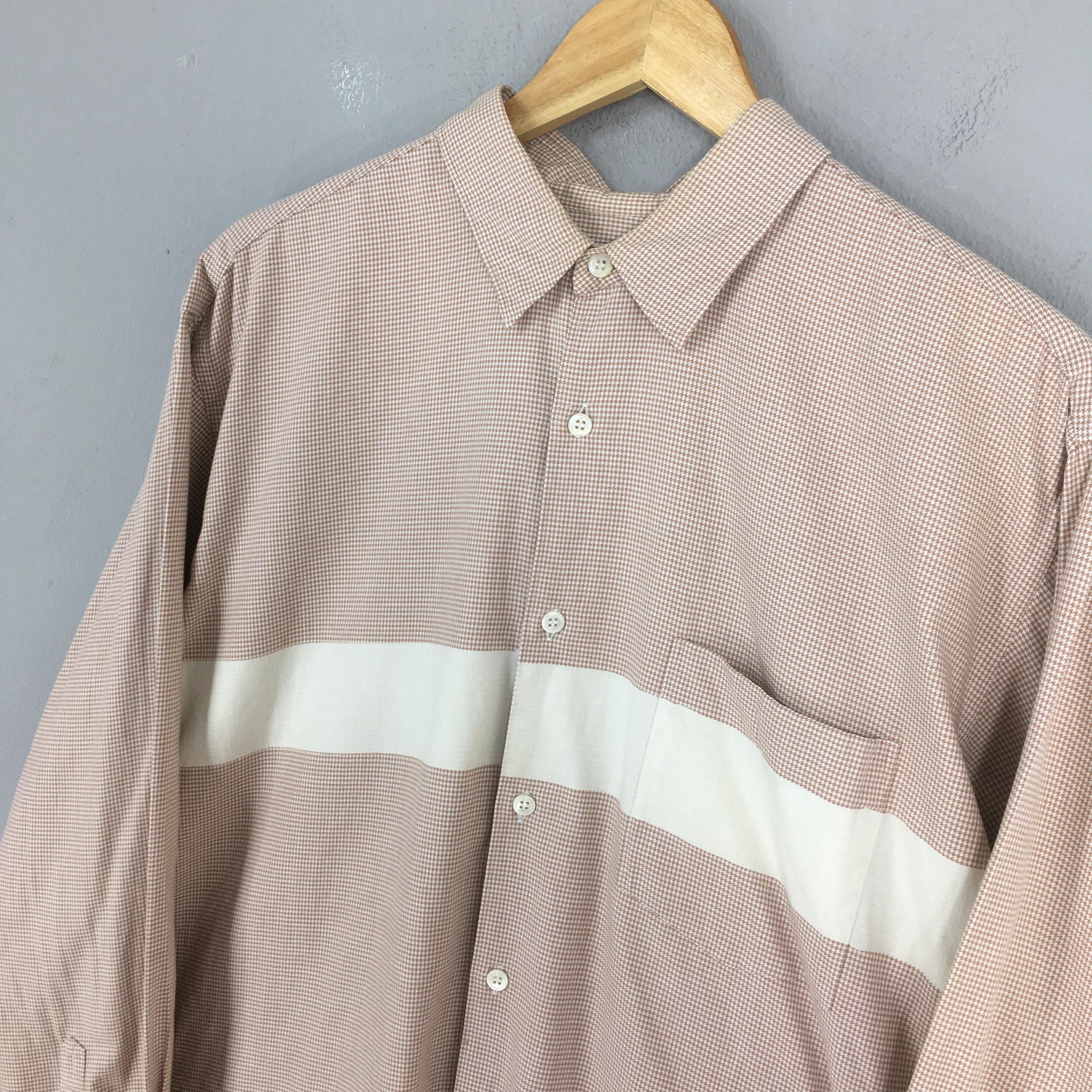 Comme des Garcons Vintage 90s Comme Des Garcons Checkered Shirt XLarge Size US XL / EU 56 / 4 - 4 Thumbnail