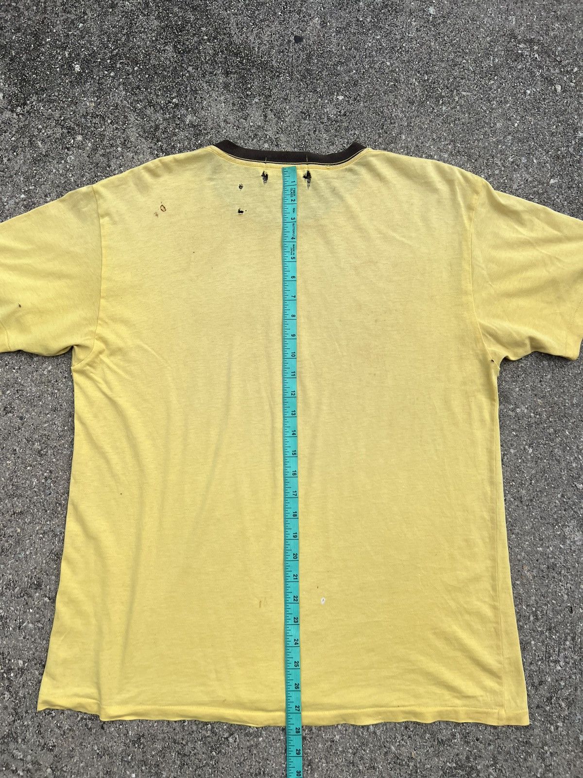 Ralph Lauren Trashed Vintage 90s Ralph Lauren Polo Sport USA Flag t shirt Size US L / EU 52-54 / 3 - 4 Thumbnail