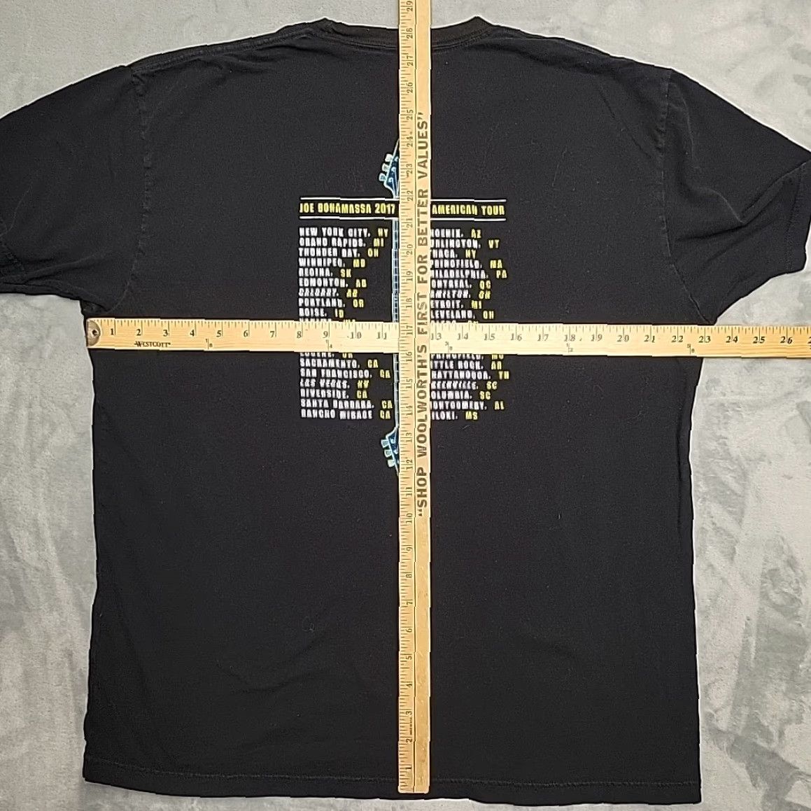 Vintage VINTAGE Joe Bonamassa Shirt Mens XL Black Iconic Blues Guitar Player Band Tour TEE Size US XL / EU 56 / 4 - 5 Thumbnail