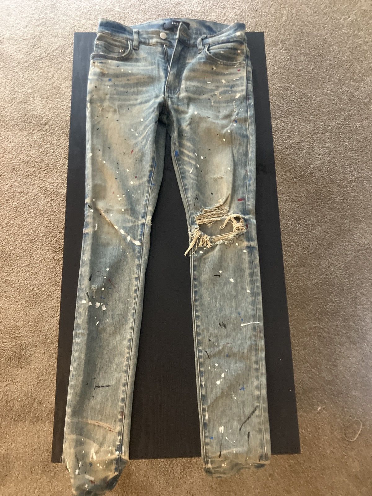 Amiri Amiri Painter SkinnyJean Size US 29 - 1 Thumbnail