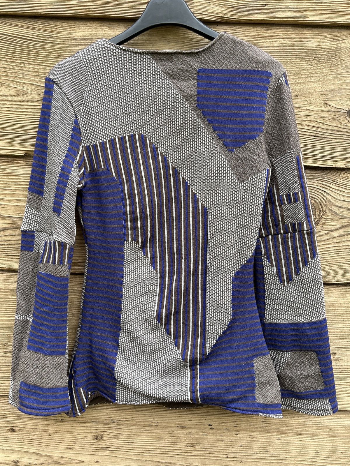 Acne Studios Acne Studios Rafaella Brown AW15 Rare Multicolor Long Sleeve Size M / US 6-8 / IT 42-44 - 6 Thumbnail
