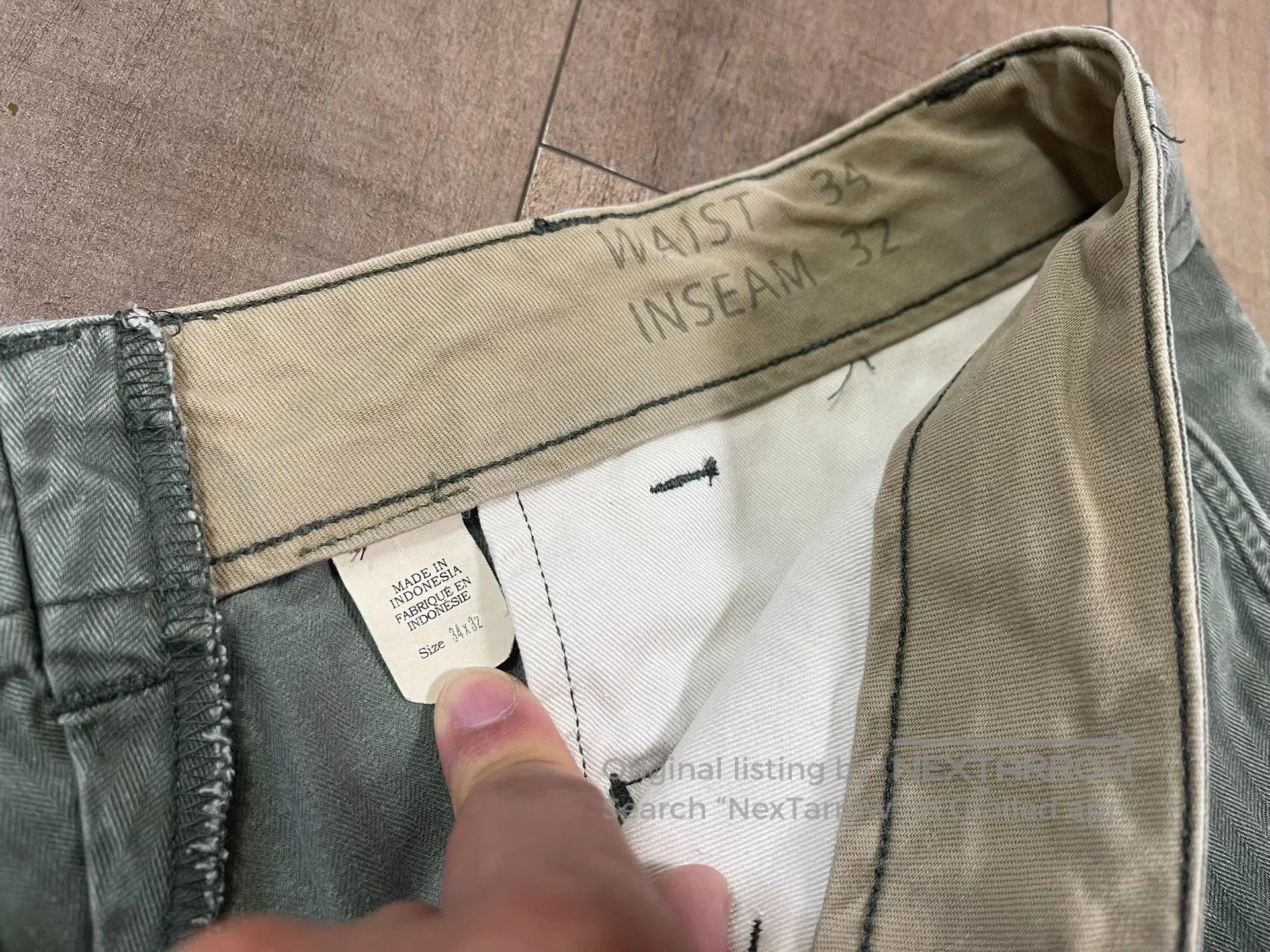 RRL Ralph Lauren RRL Herringbone Military Pants. Size US 36 / EU 52 - 5 Thumbnail