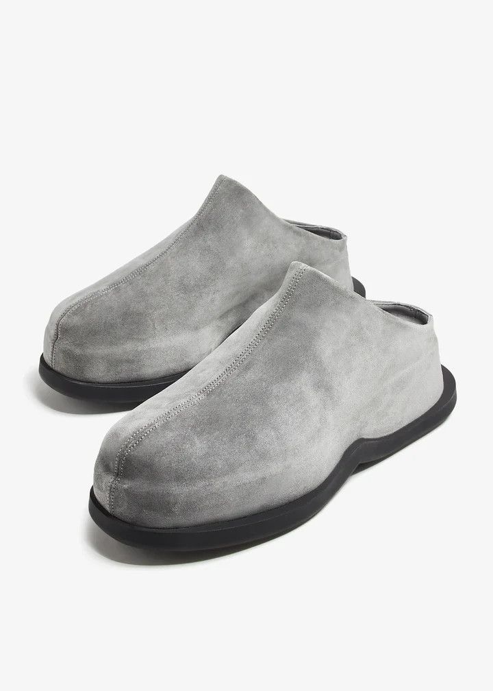 Alexander McQueen o1w1db10925 Wave Mule in Grey Size US 12 / EU 45 - 3 Thumbnail