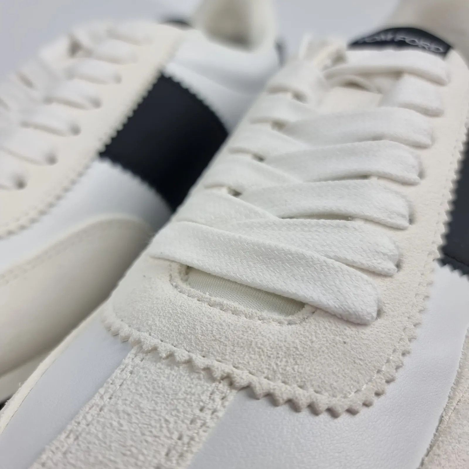 Tom Ford Tom Ford James White/Black Sneakers New Size US 11 / EU 44 - 3 Thumbnail