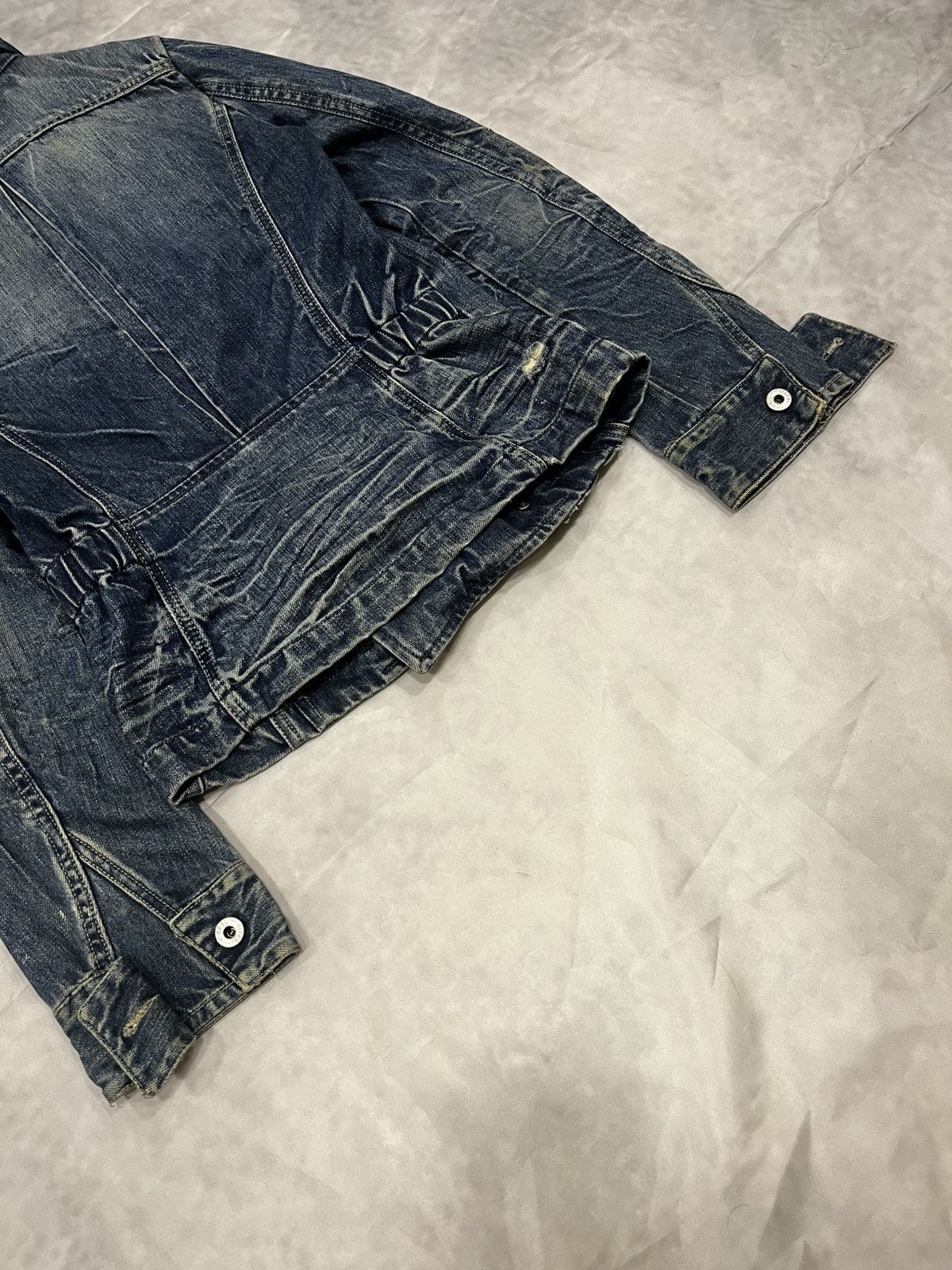 Diesel Diesel Iconic Era Double-Breasted Faded Distressed Jacket Size S / US 4 / IT 40 - 8 Thumbnail